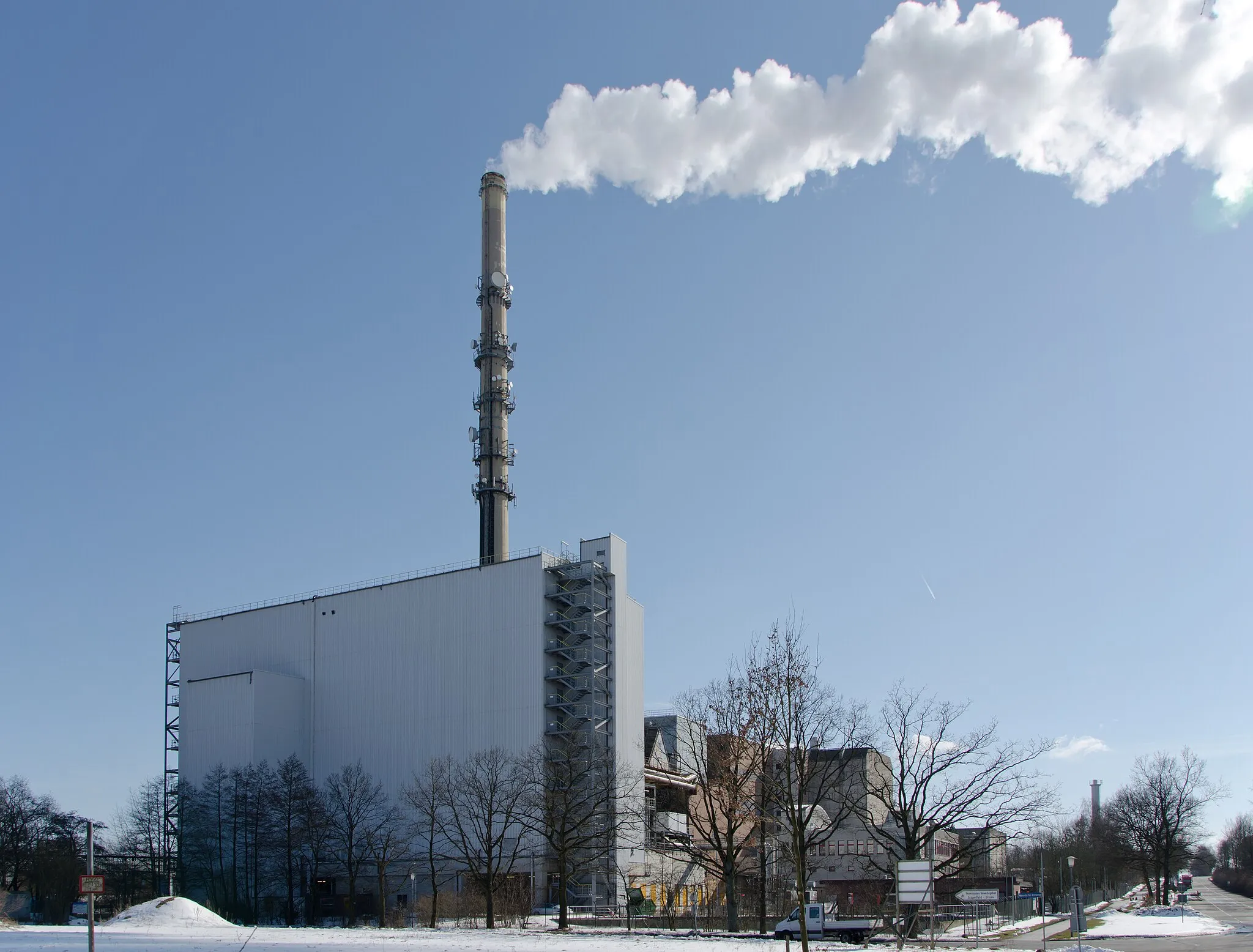 Photo showing: Müllverbrennungsanlage Stapelfeld