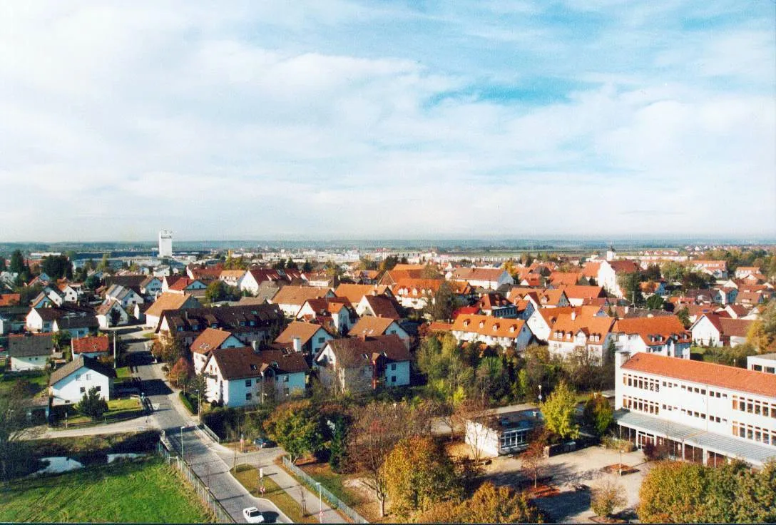 Photo showing: Luftfoto von Amendingen