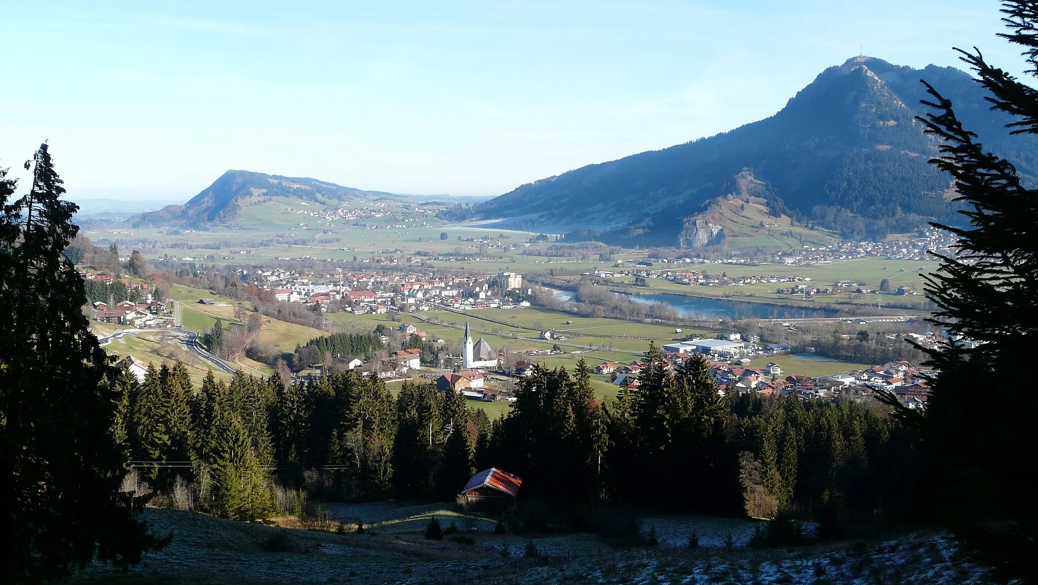 Photo showing: Blaichach von Südwesten