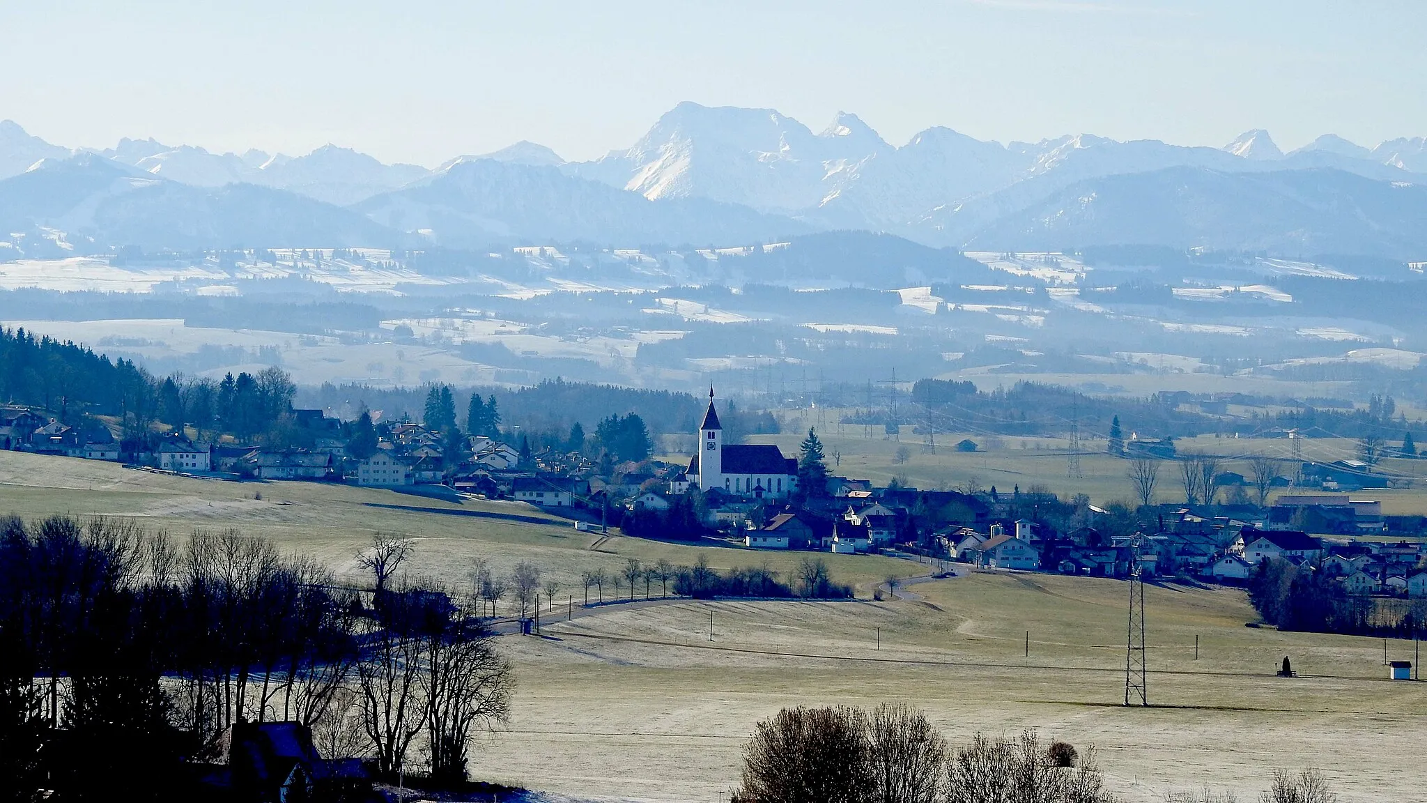 Photo showing: Haldenwang von Norden mit Gaishorn