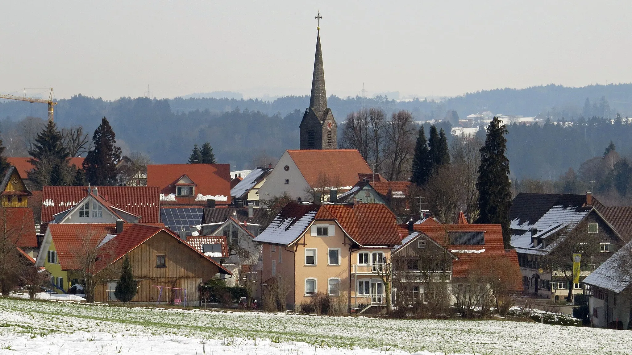 Photo showing: Hergensweiler von Südwesten