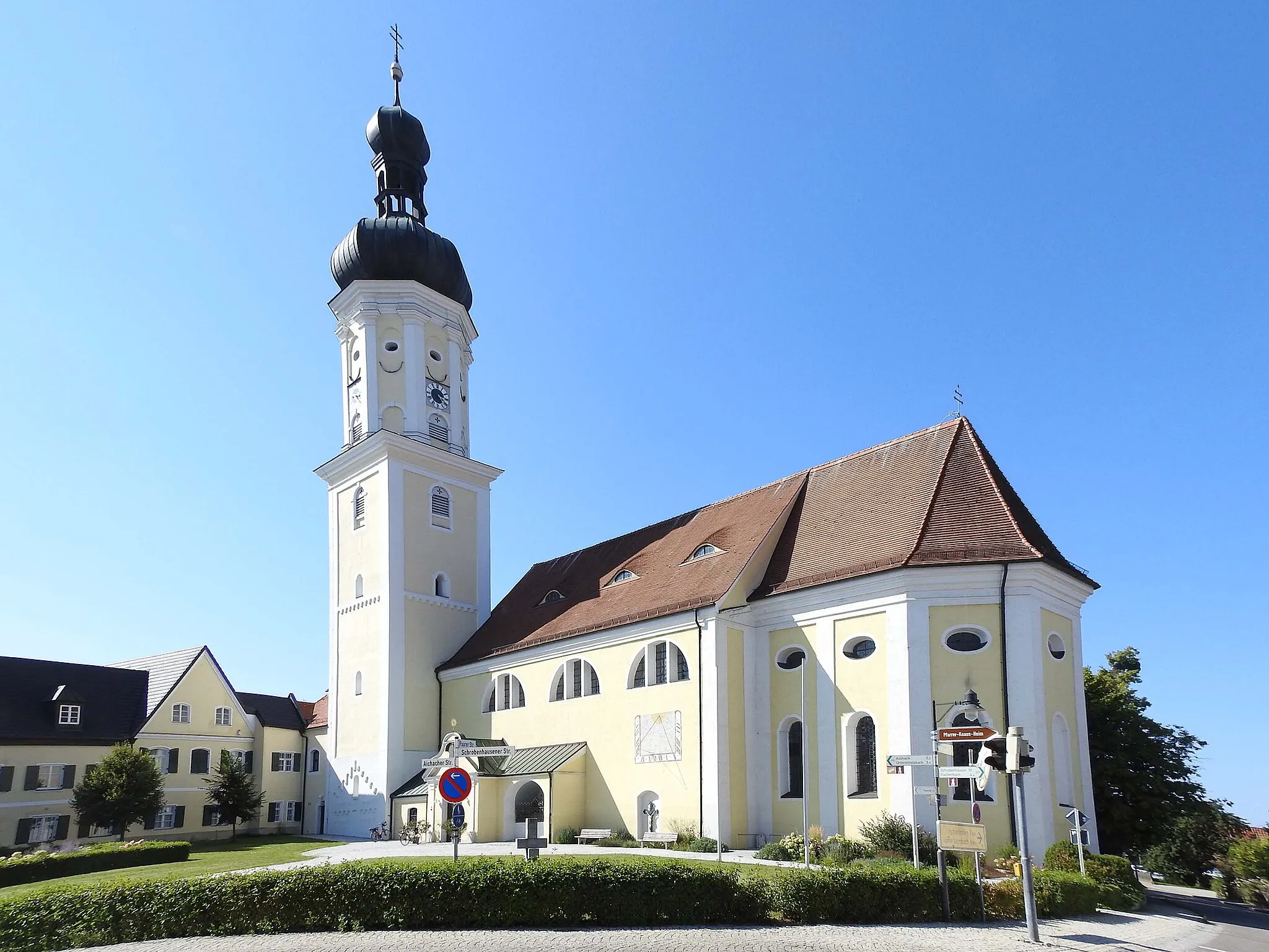 Photo showing: Pfarrkirche St. Magnus in Kühbach