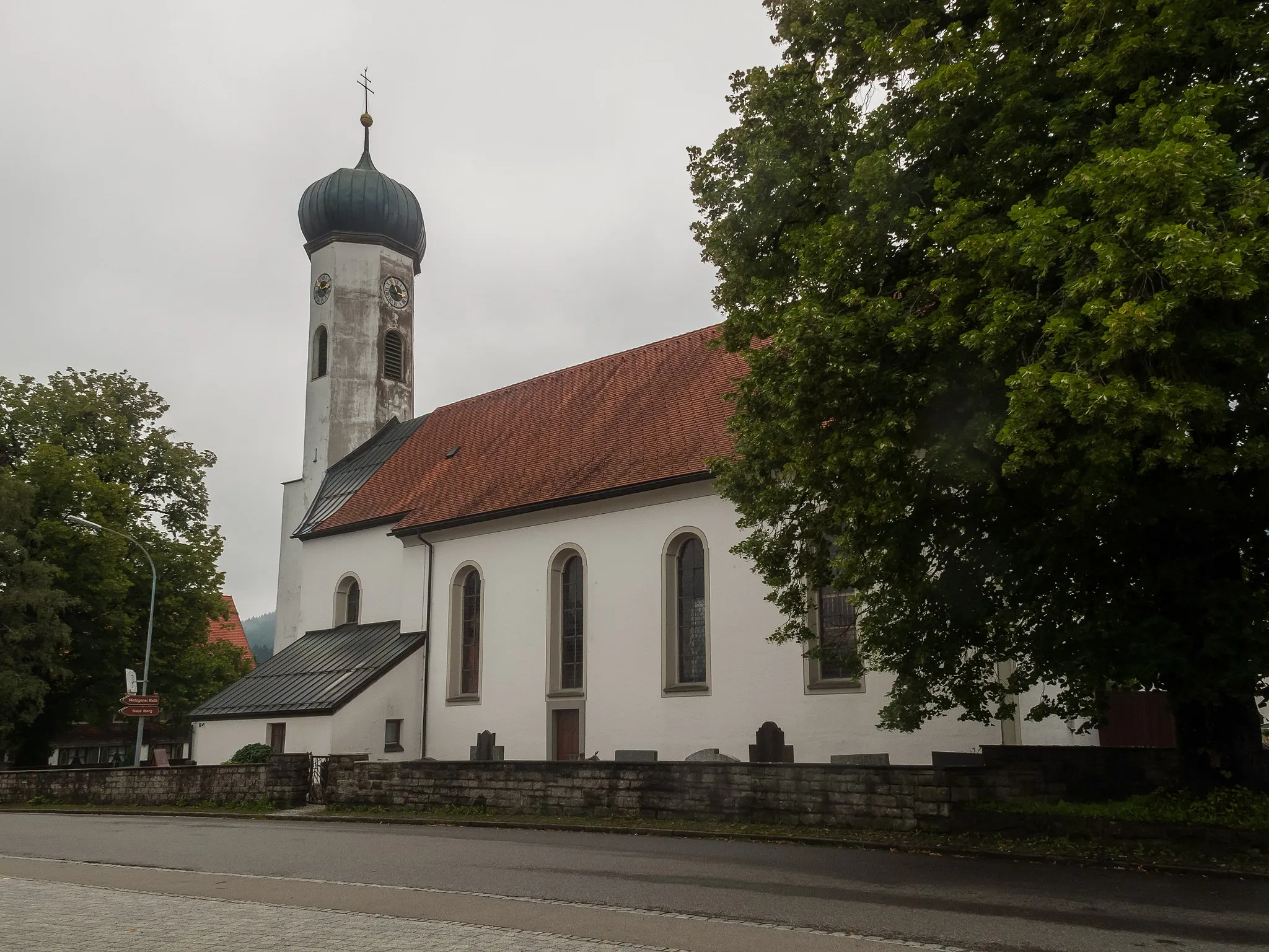 Photo showing: Maierhöfen, church: katholische Pfarrkirche Sankt Gebhard