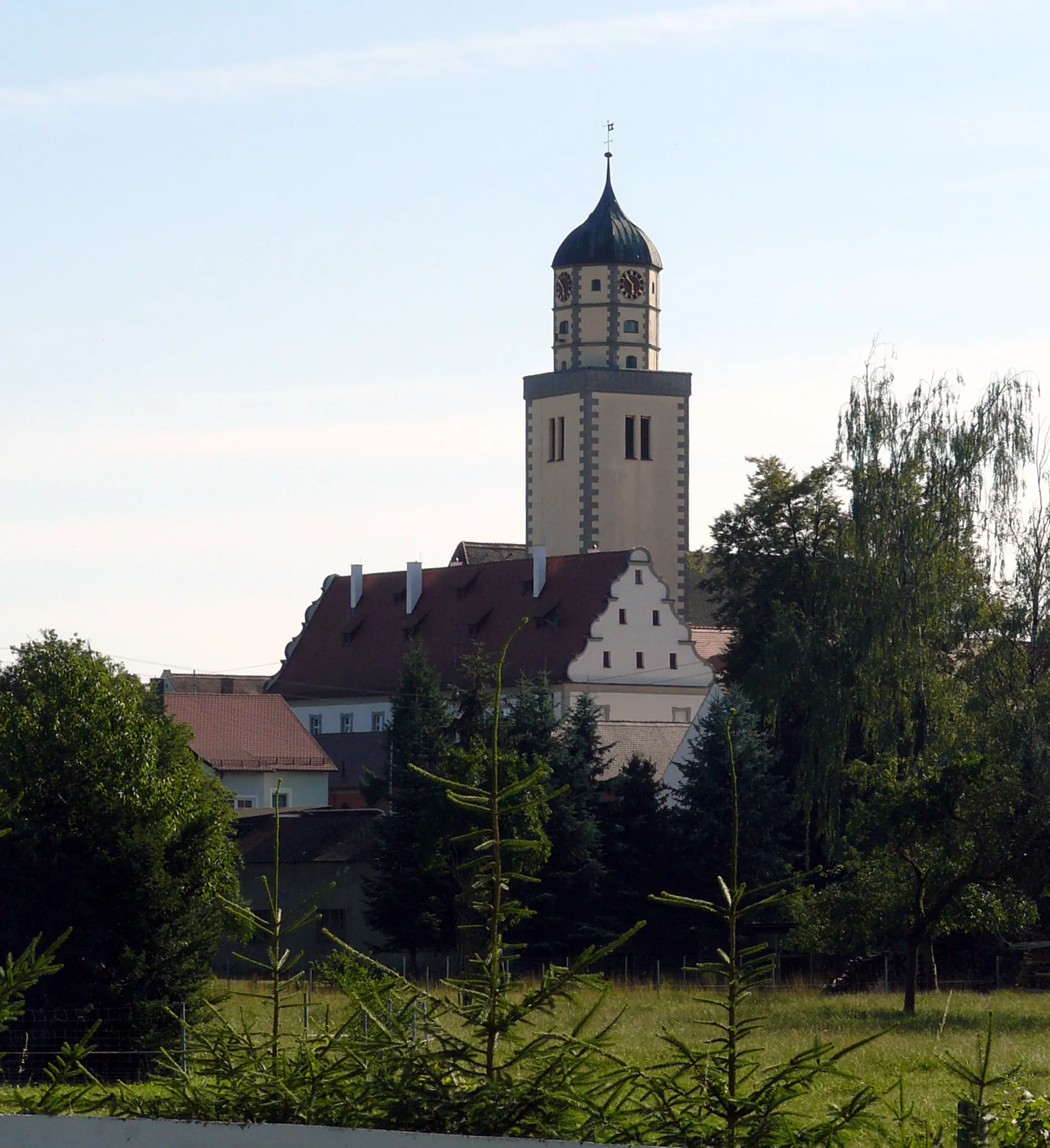 Photo showing: Evangelische St.-Jakob-Kirche in Oettingen in Bayern