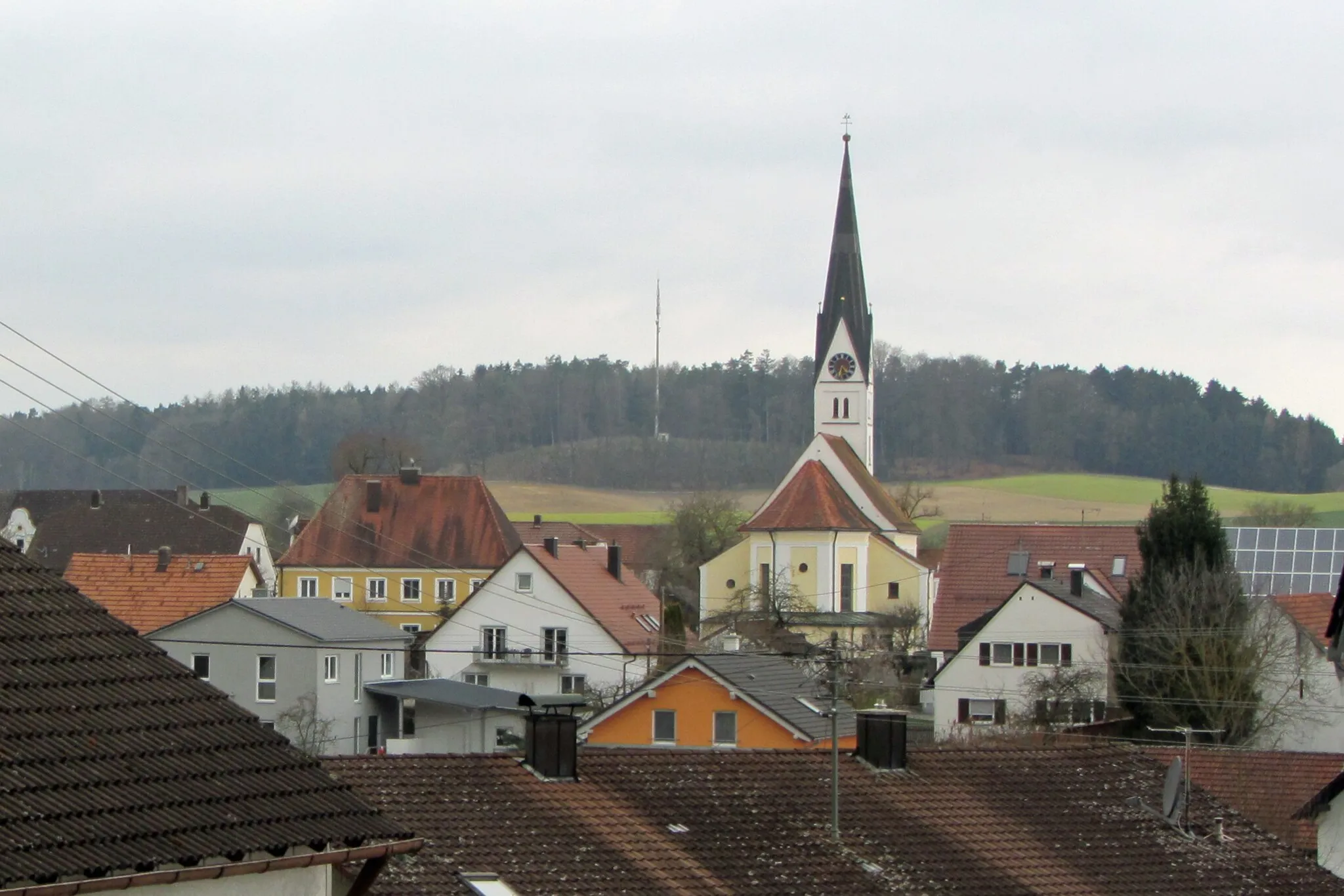 Photo showing: Ortskern vom Hofberg aus.