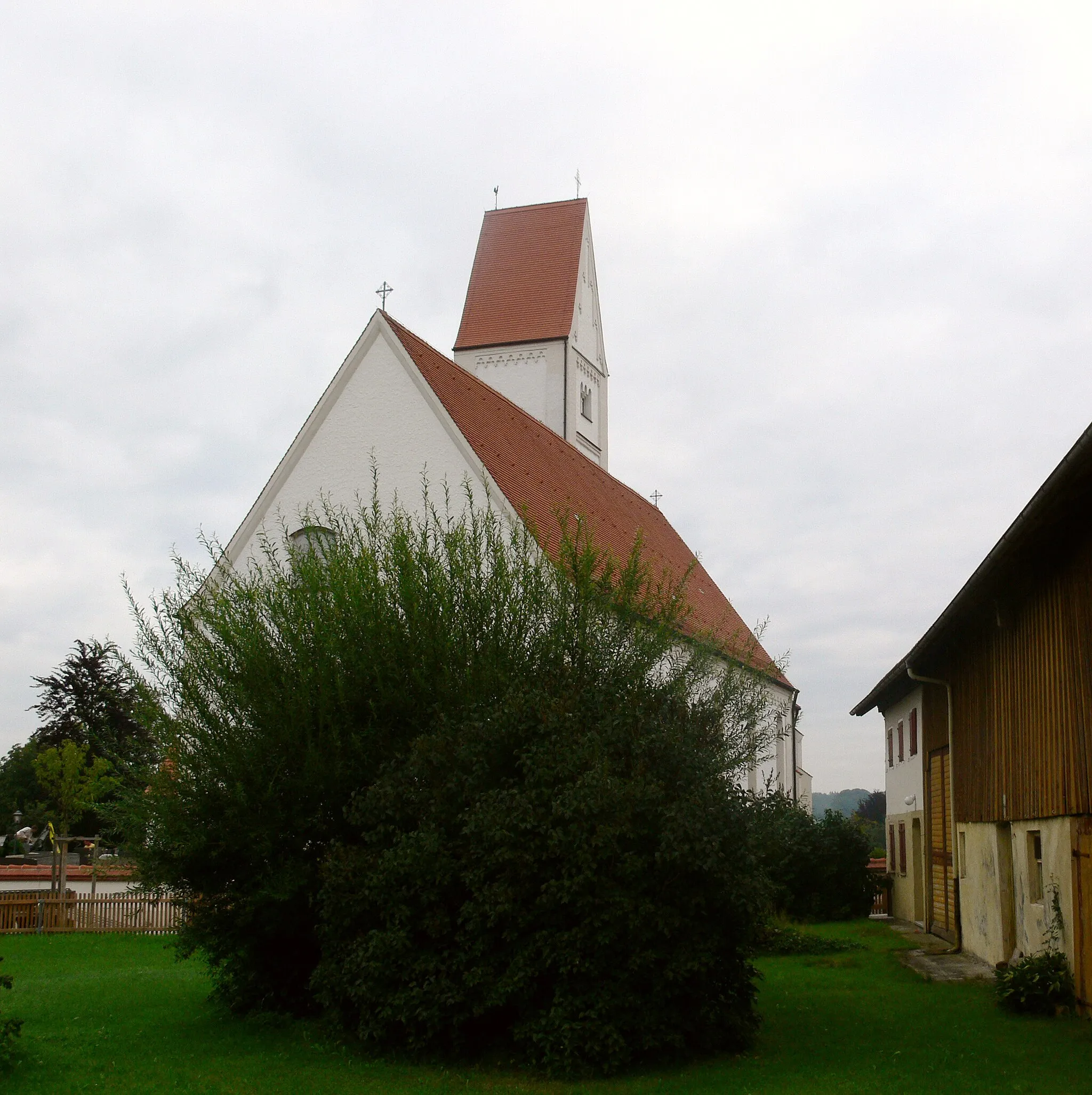Photo showing: Pfarrkirche in Sontheim, Landkreis Unterallgäu