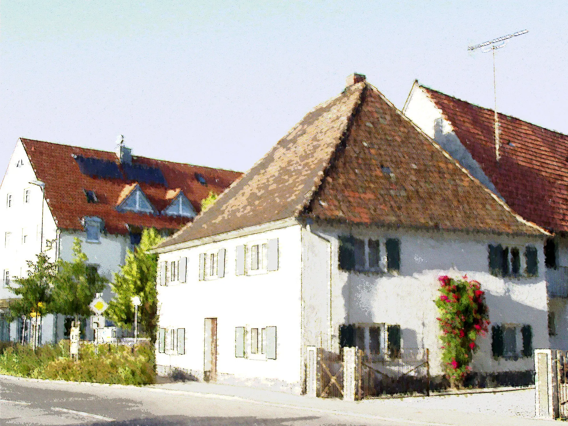 Photo showing: Lechfeldstr. 5 in Untermeitingen