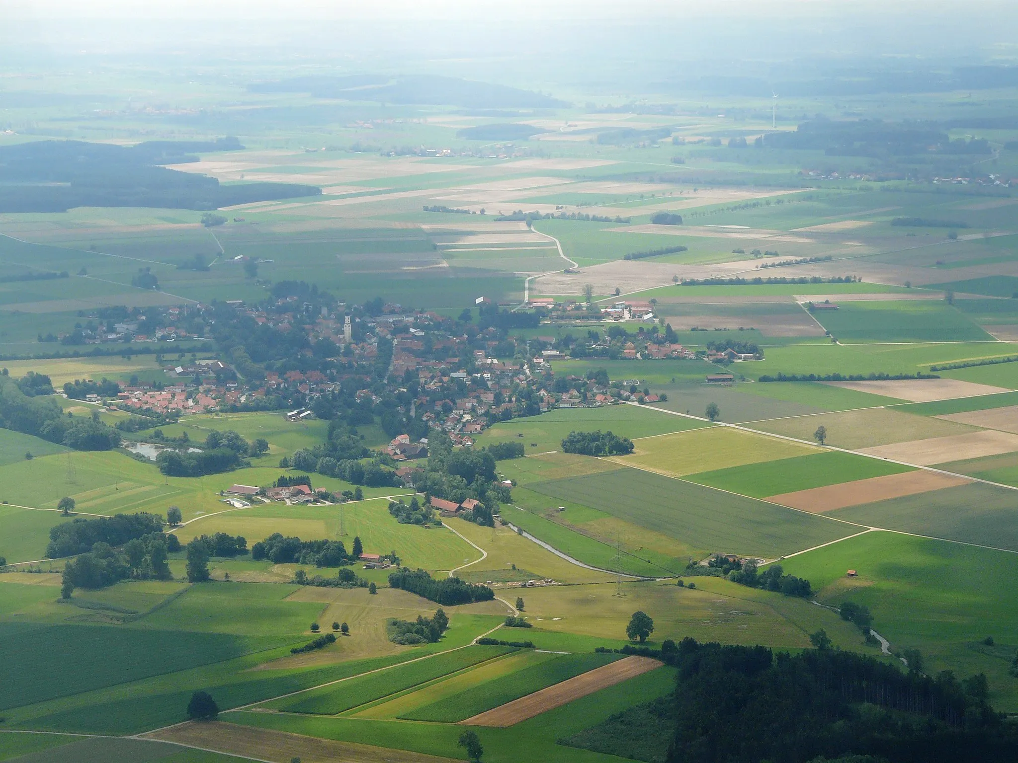 Photo showing: Waal (Allgäu) von oben