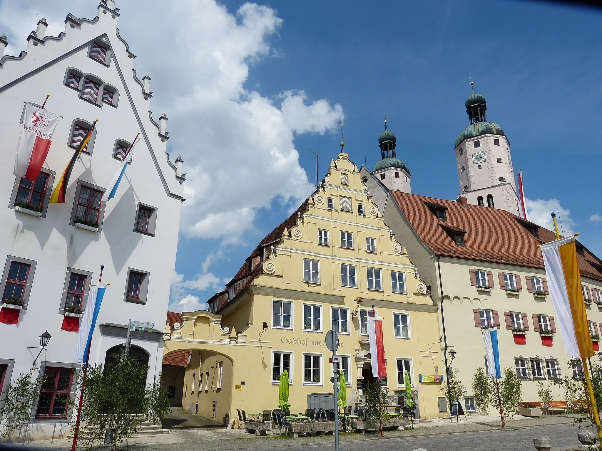 Photo showing: Marktplatz Wemding