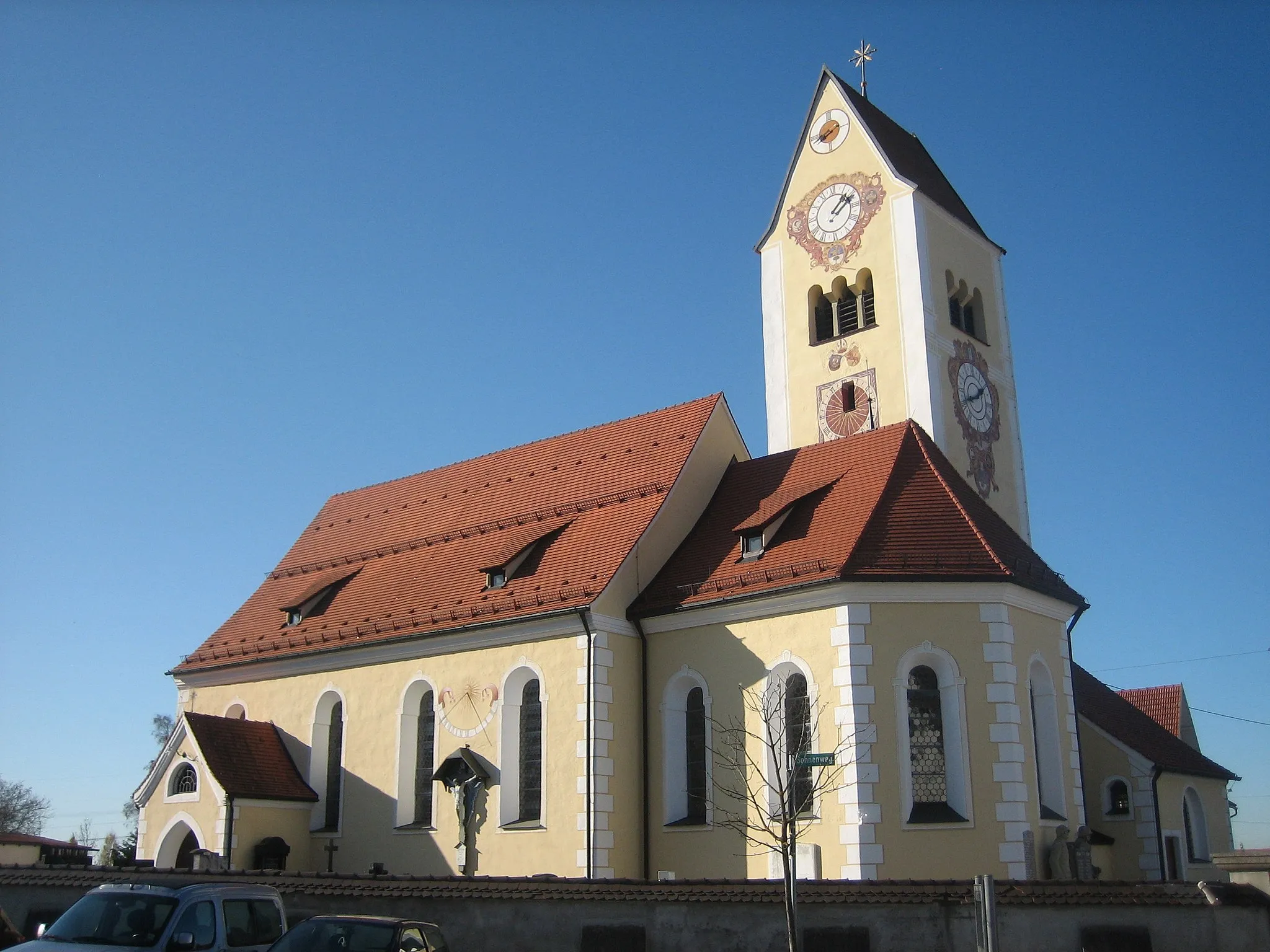 Photo showing: St. Vitus, Modestus und Kreszentia, Wolfertschwenden, Landkreis Unterallgäu, Bayern