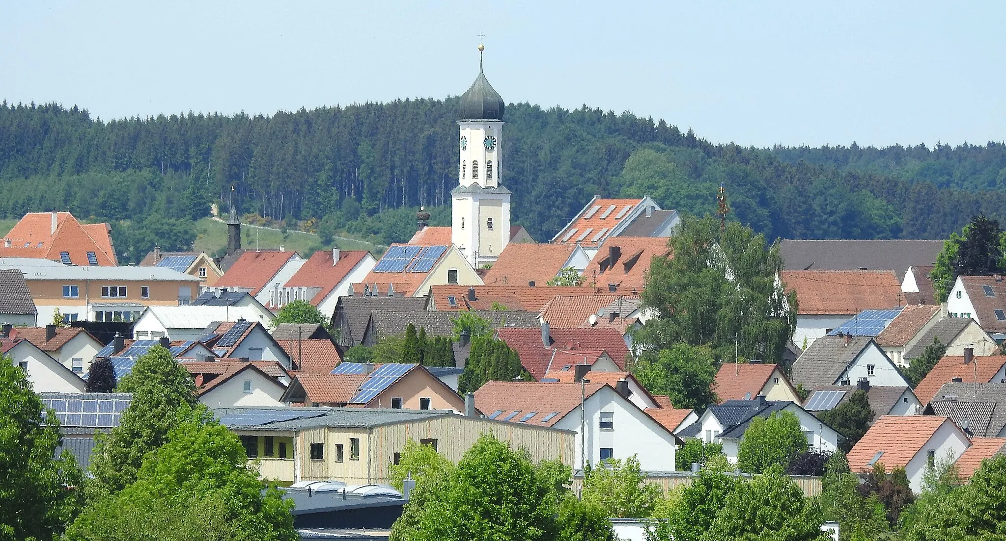 Photo showing: Zusmarshausen von Osten