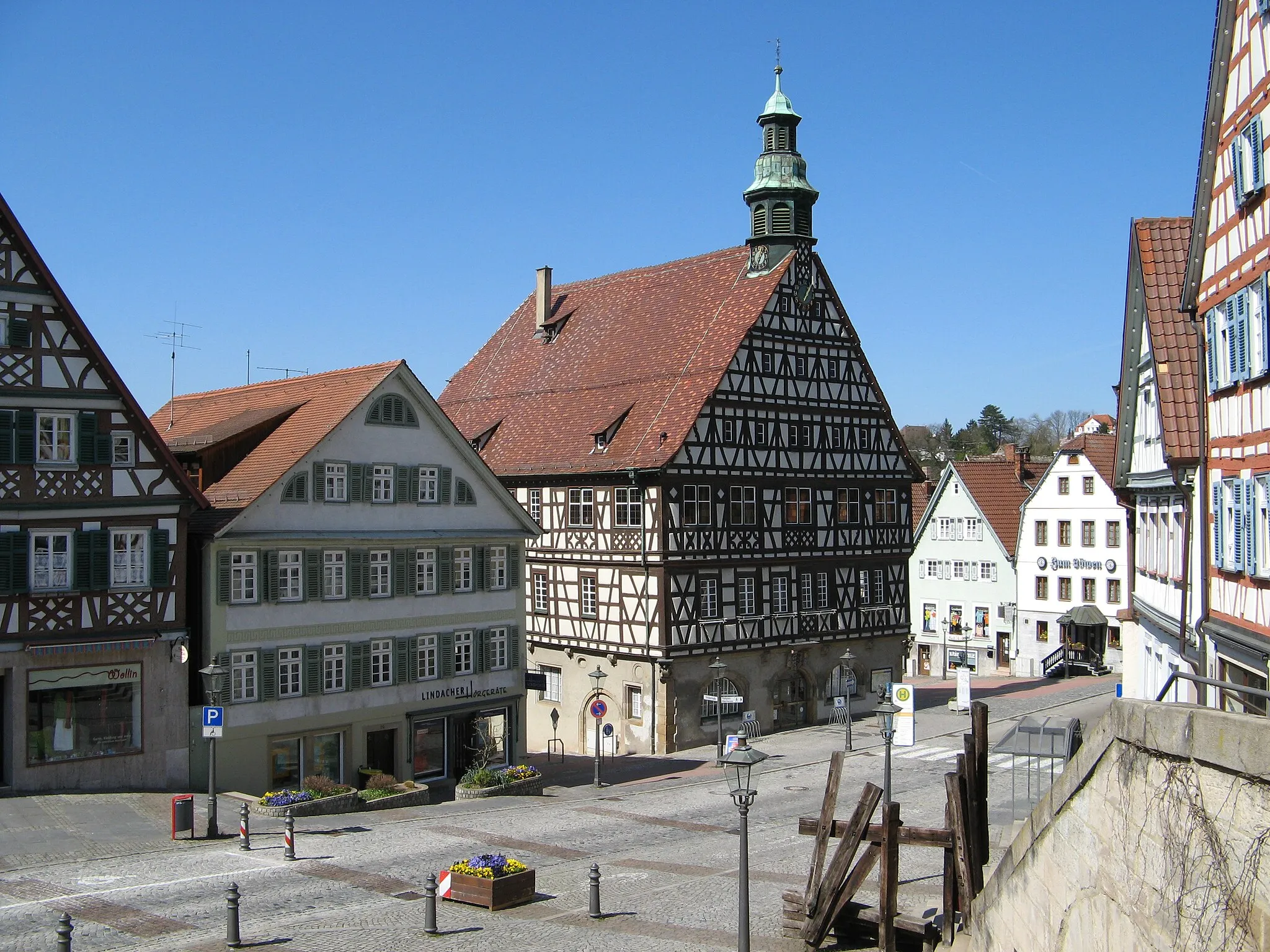 Photo showing: city hall, Backnang, Germany