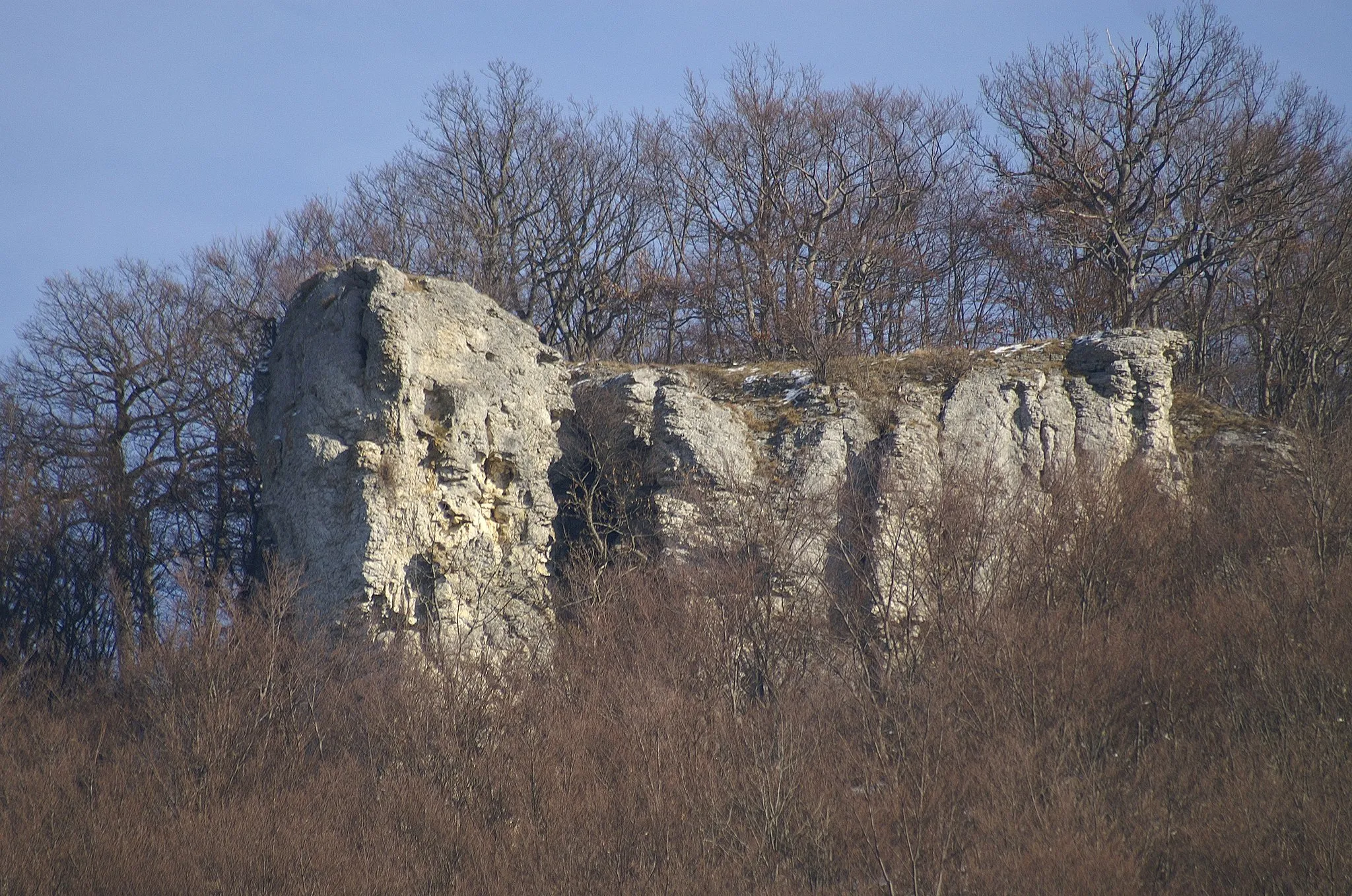 Photo showing: Der Tiersteinfels ist ein geschütztes Geotop im Landkreis Göppingen