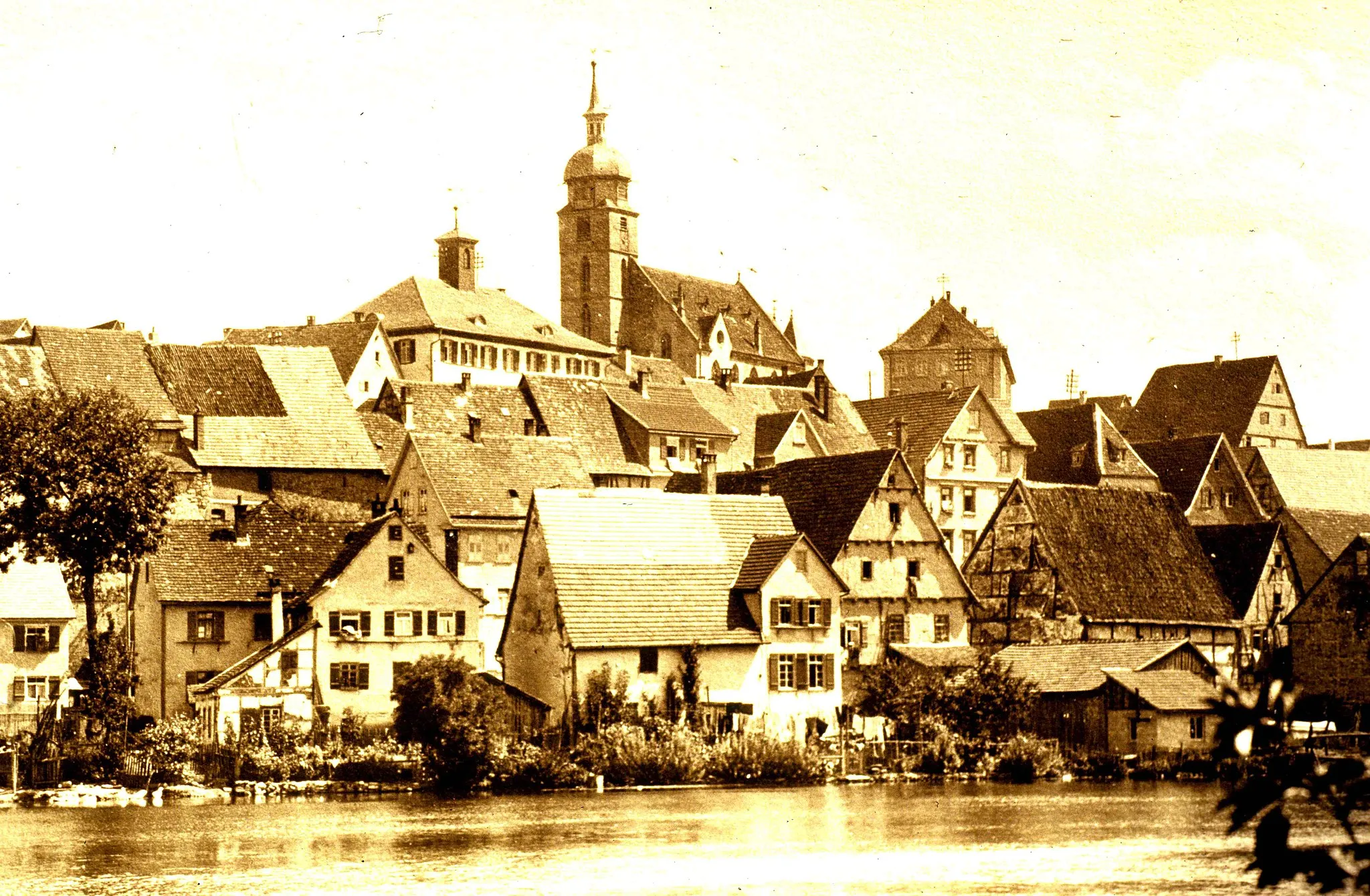 Photo showing: Zentrum von Böblingen vor dem 2. Weltkrieg