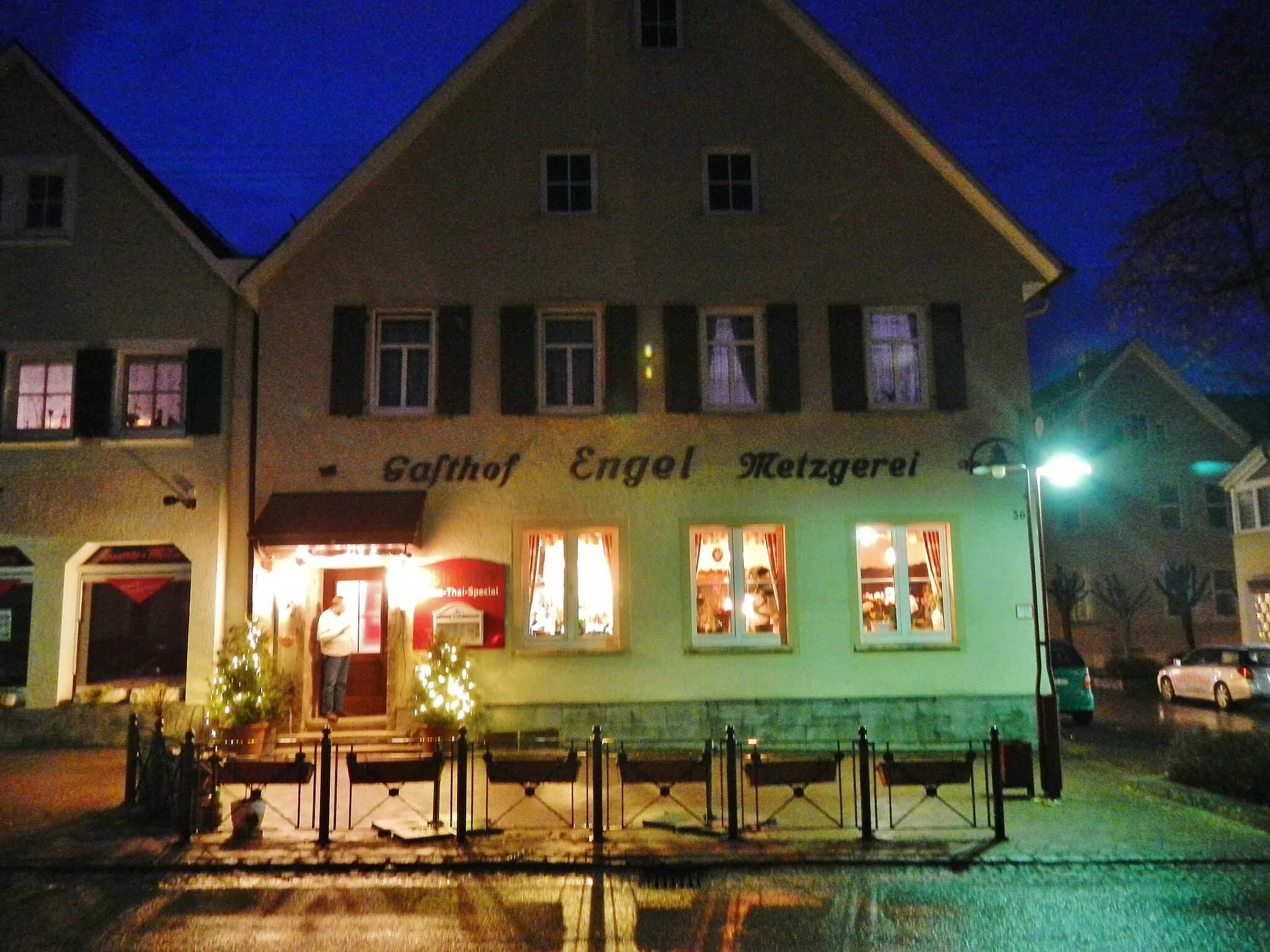 Photo showing: Thai Gasthof Engel Metzgerei in Deggingen