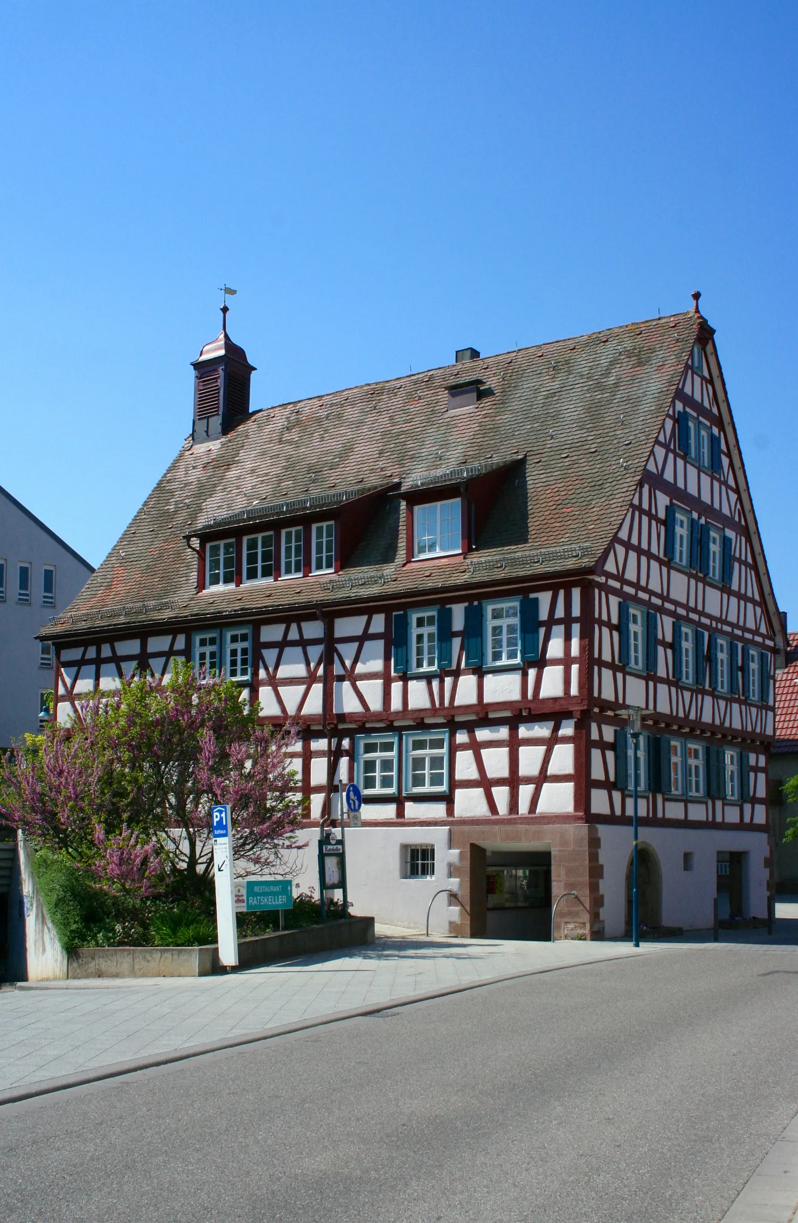 Photo showing: Altes Rathaus in Ditzingen, Landkreis Ludwigsburg, Baden-Württemberg, Deutschland