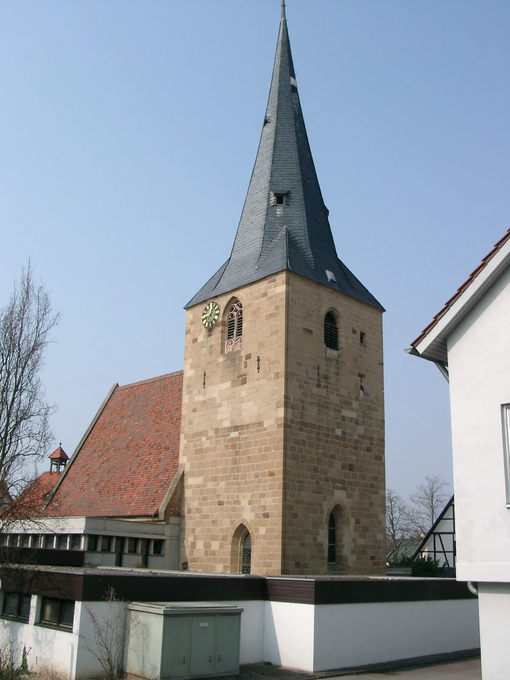 Photo showing: Ellhofen, Evangelische Kirche