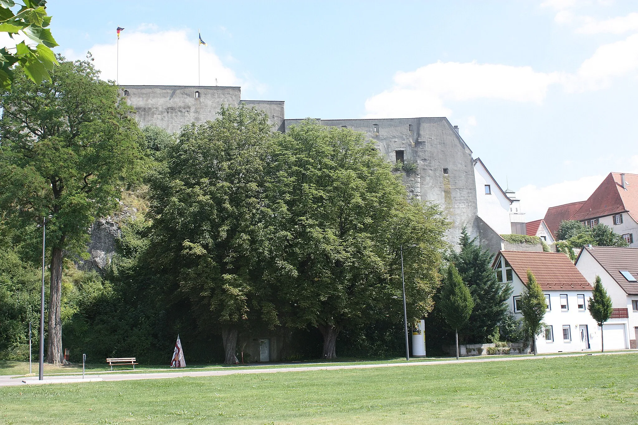 Photo showing: Giengen, the rests of the castle