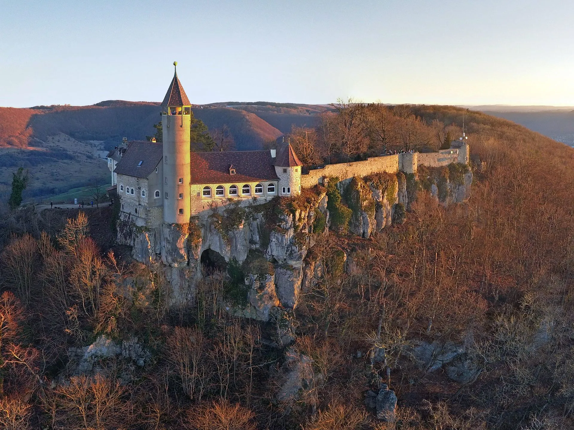 Photo showing: Castle Teck on Teckberg, Swabian Jura in Baden-Württemberg, Germany
