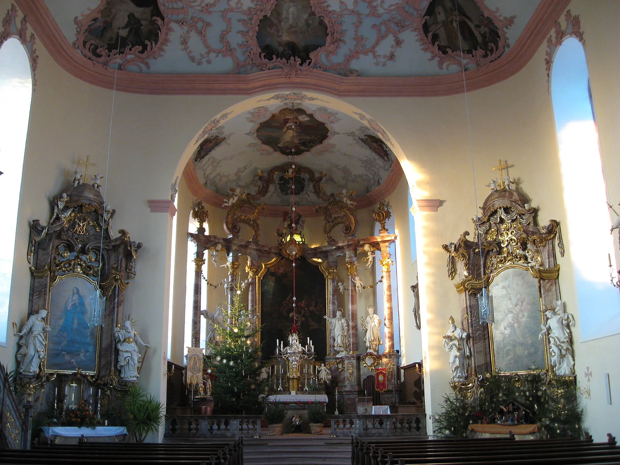 Photo showing: Baroque Church in Königheim, Germany