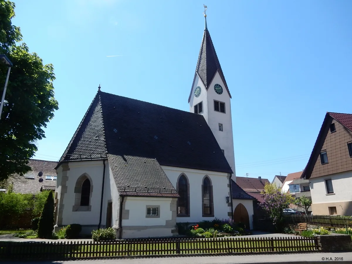 Photo showing: Evangelische Kirche Kleinheppach