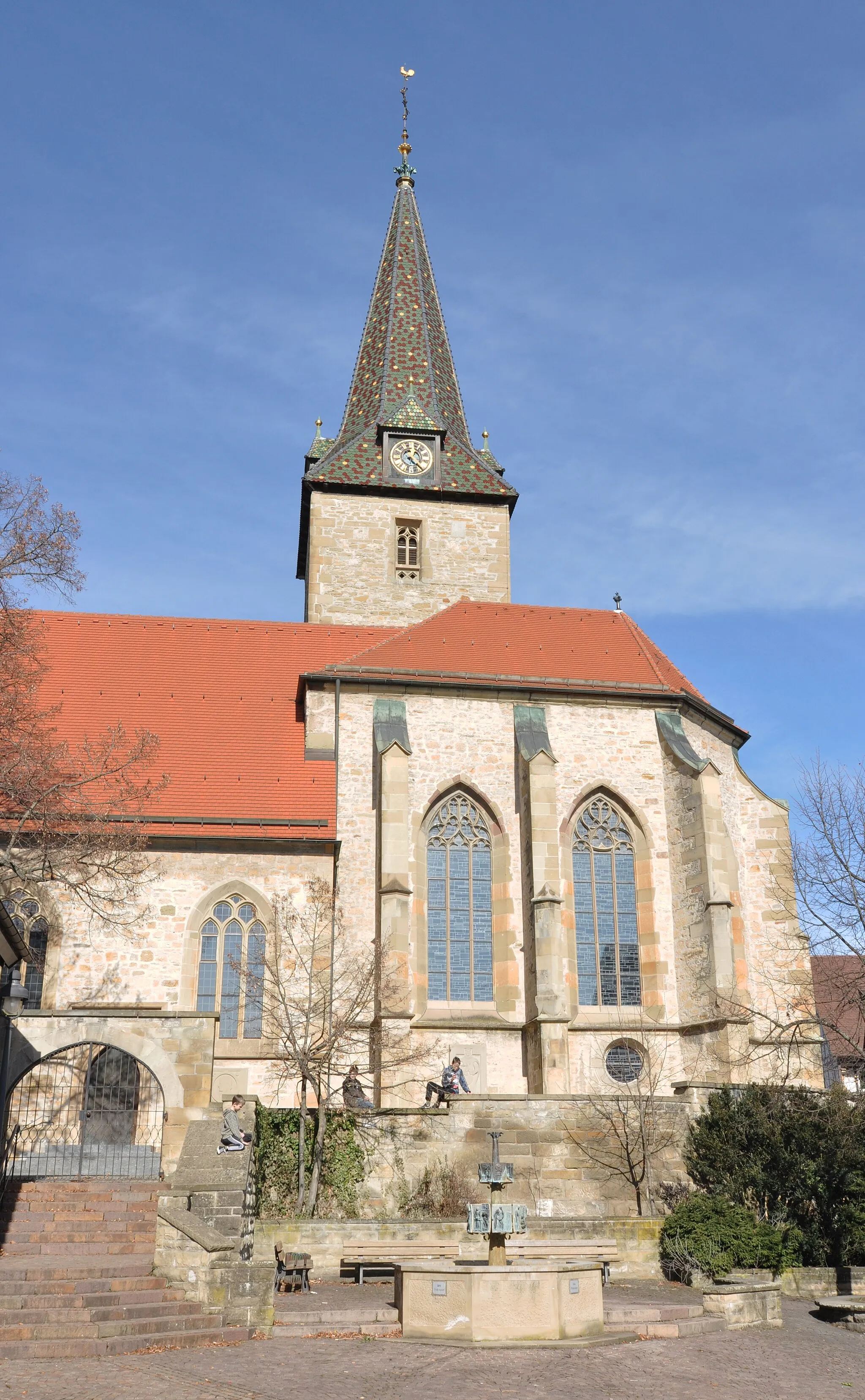 Photo showing: Kornwestheim, lutheran Martin's church