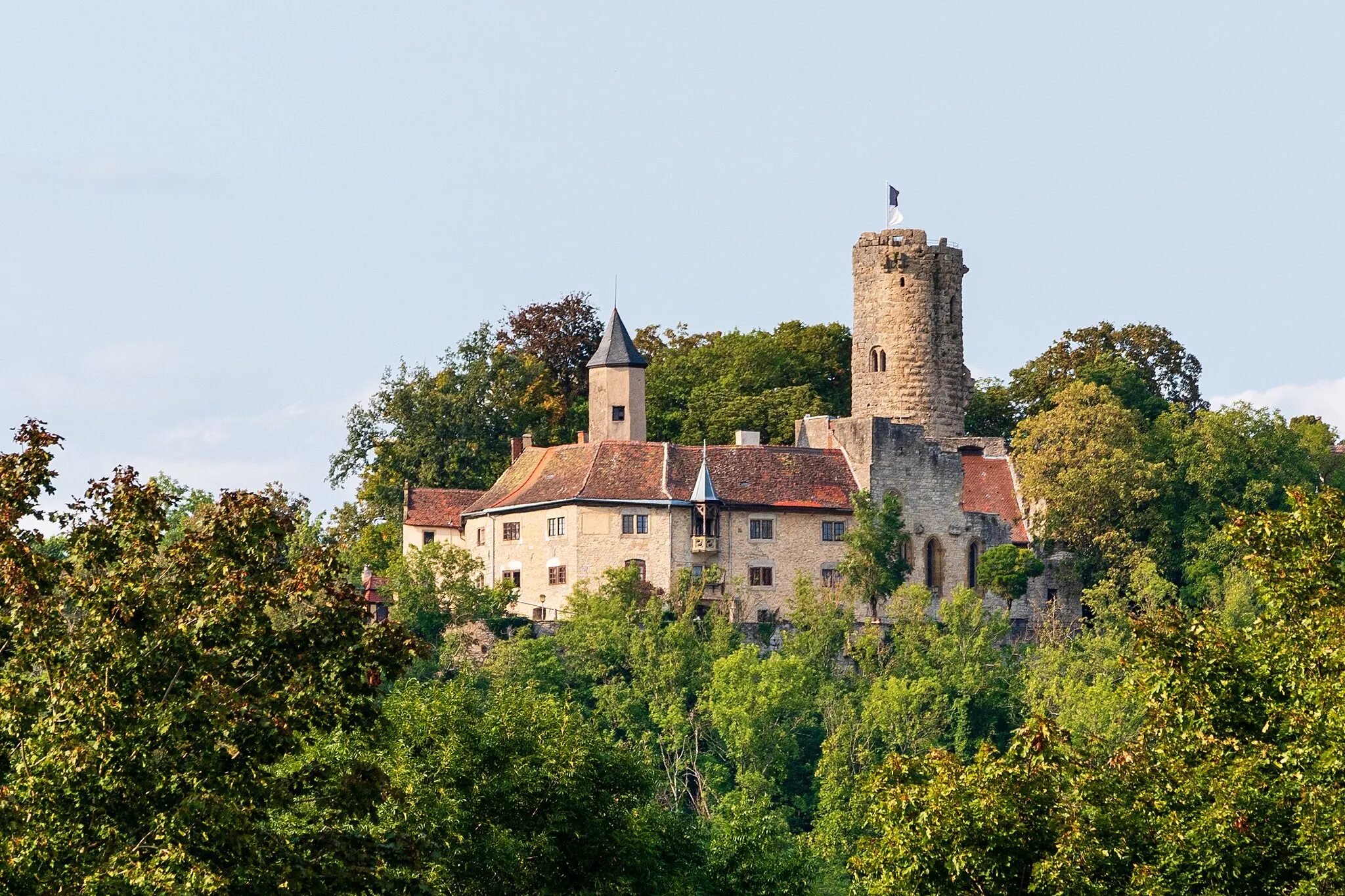 Photo showing: Burg Krautheim von Altkrautheim gesehen.