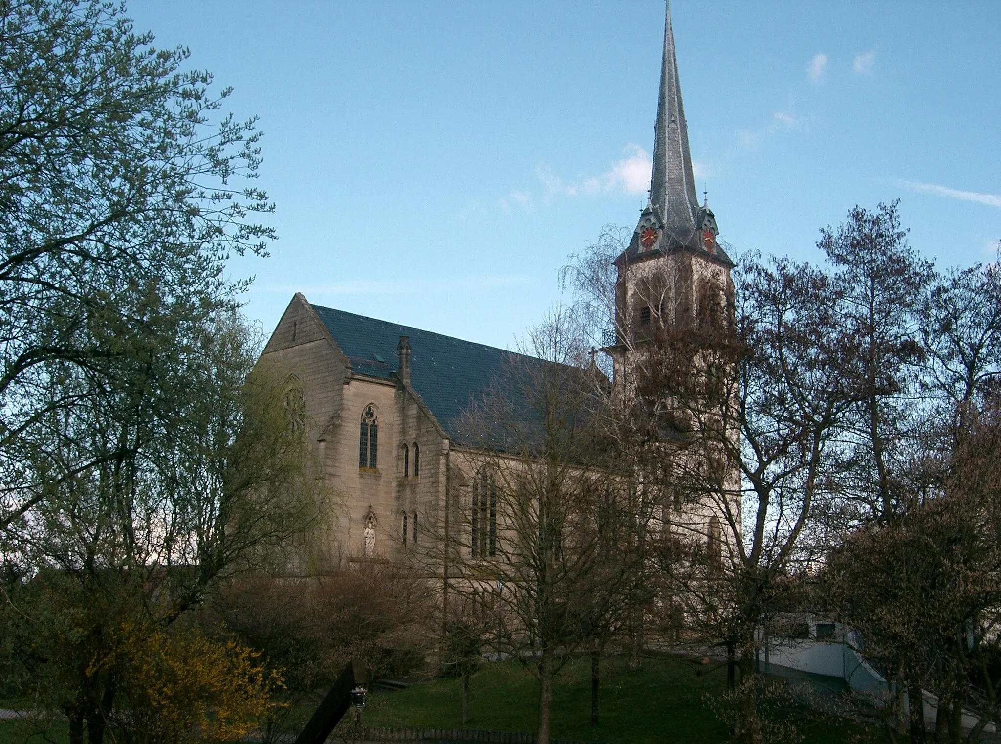 Photo showing: Die evangelische Kirche in Pfedelbach