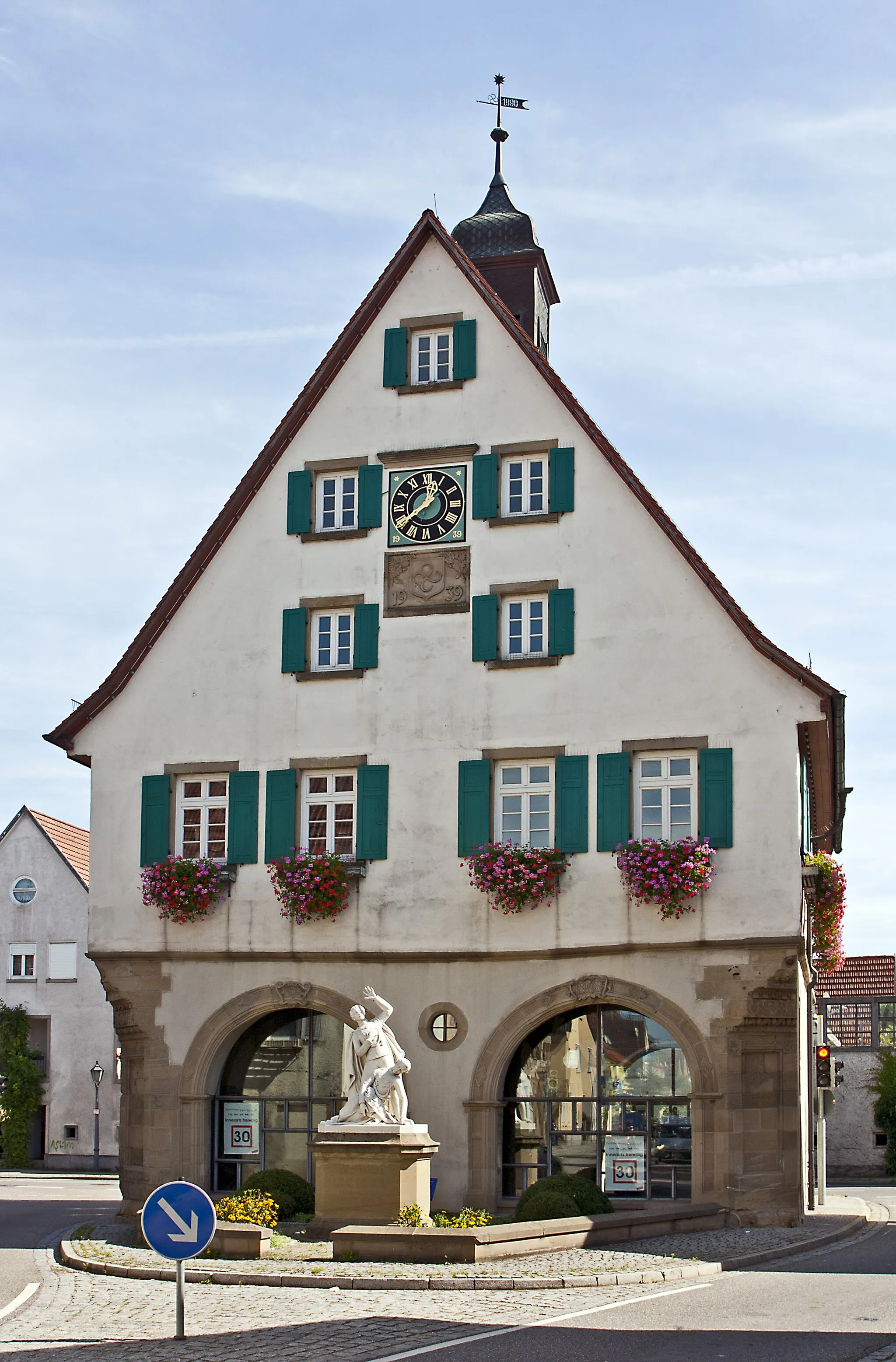 Photo showing: Pleidelsheim, Altes Rathaus