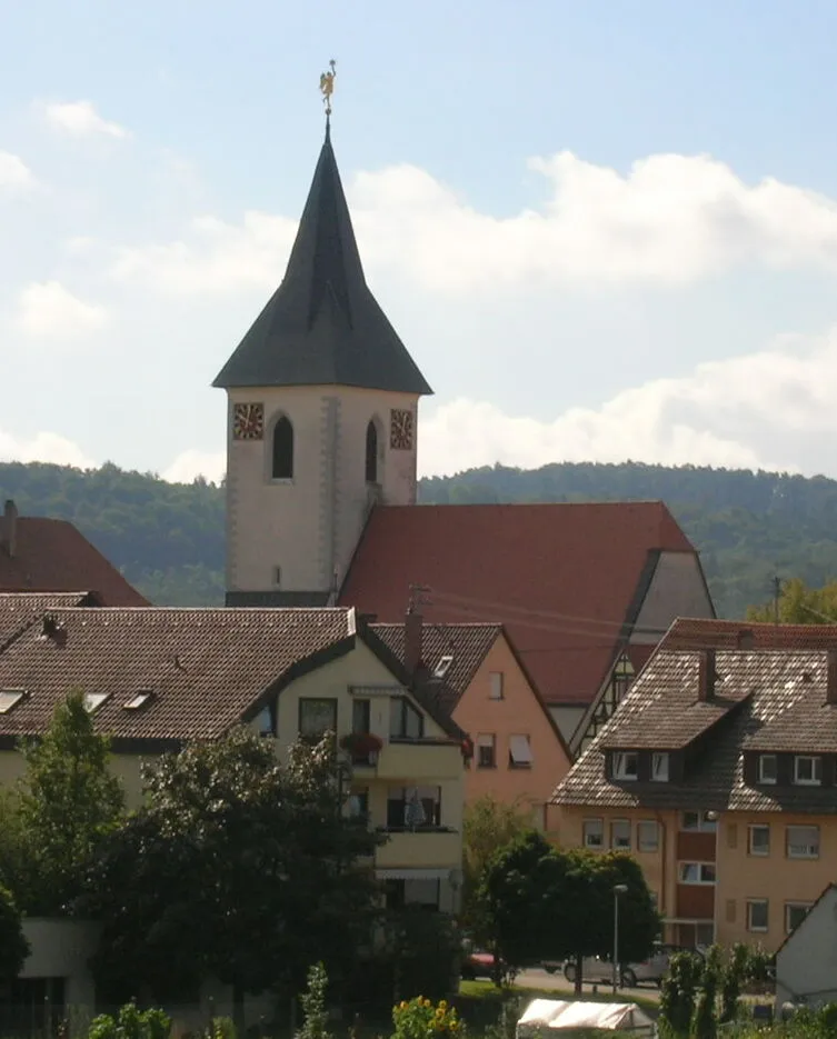 Photo showing: evang. Mauritiuskirche