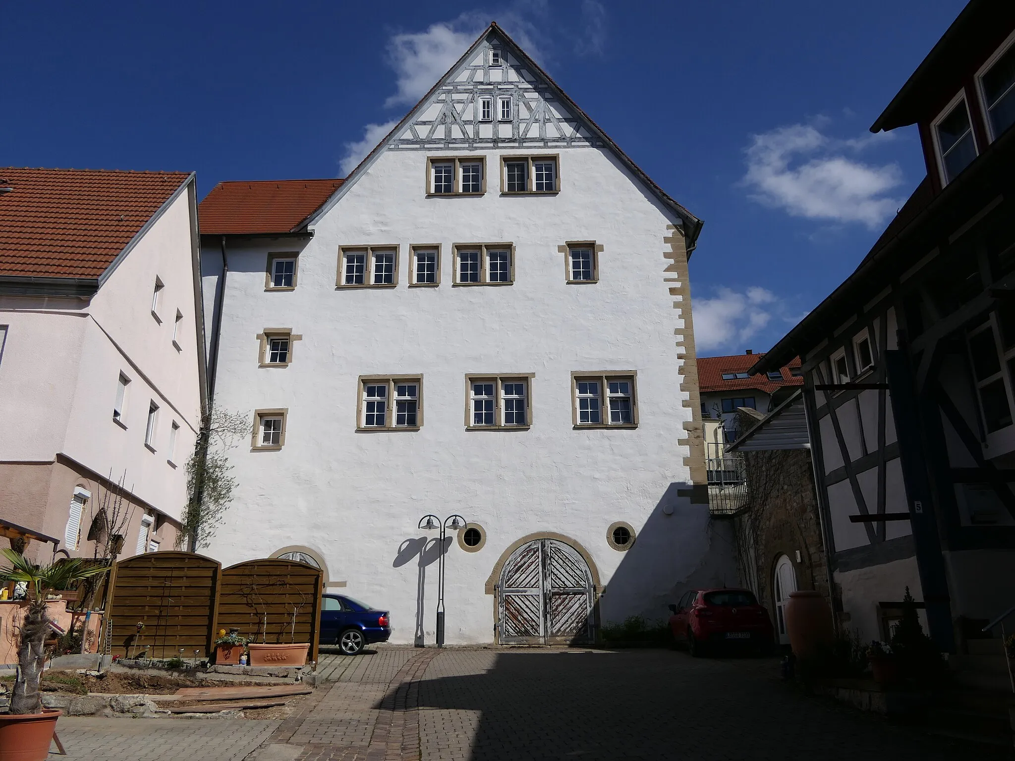 Photo showing: Das Schlößle von 1624 in Steinheim an der Murr. Südansicht.