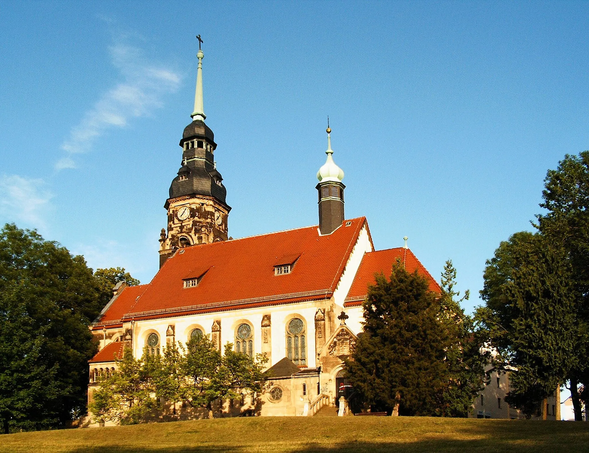 Photo showing: Herzogin-Agnes-Gedächtniskirche