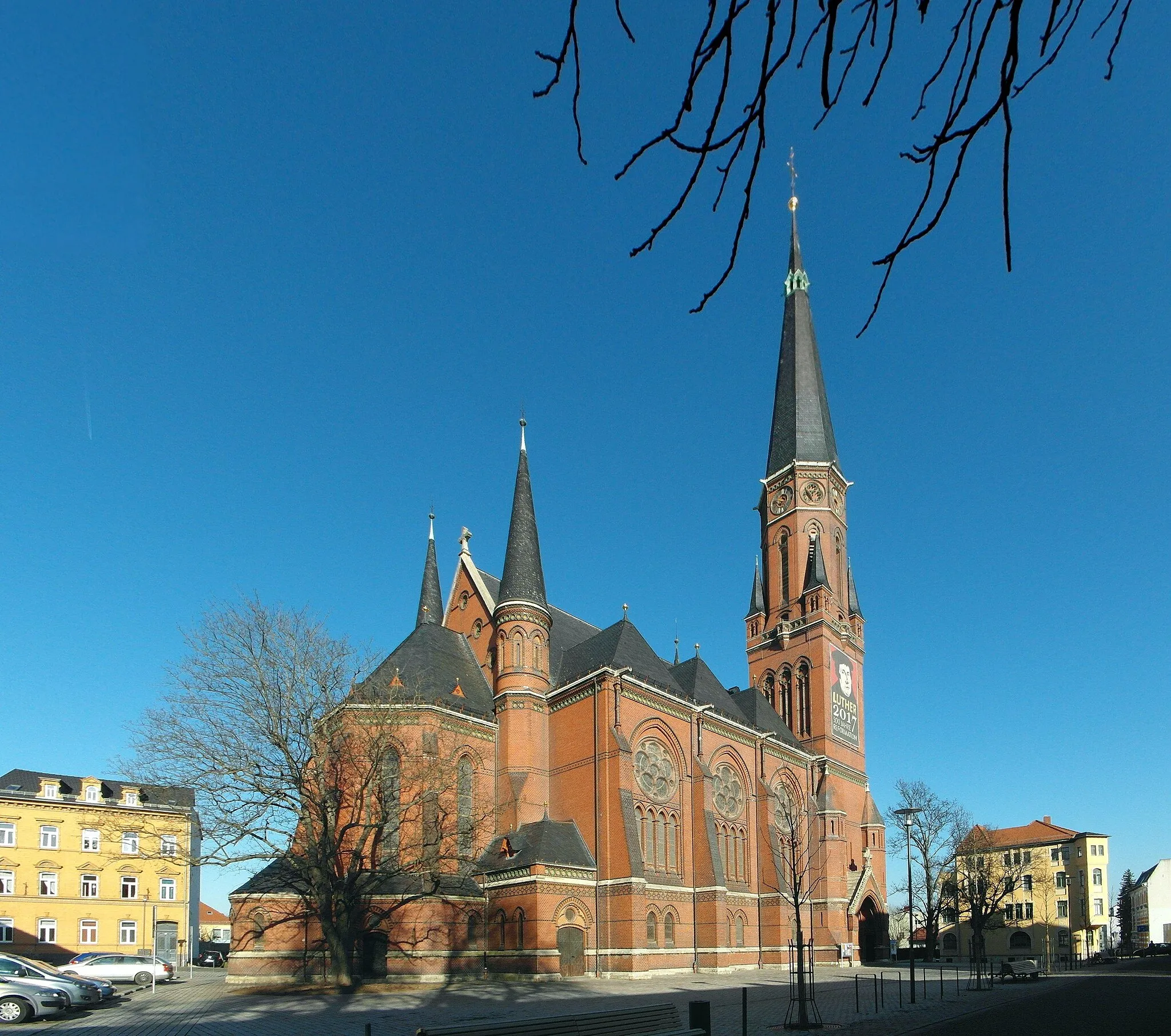 Photo showing: Lutherkirche Apolda