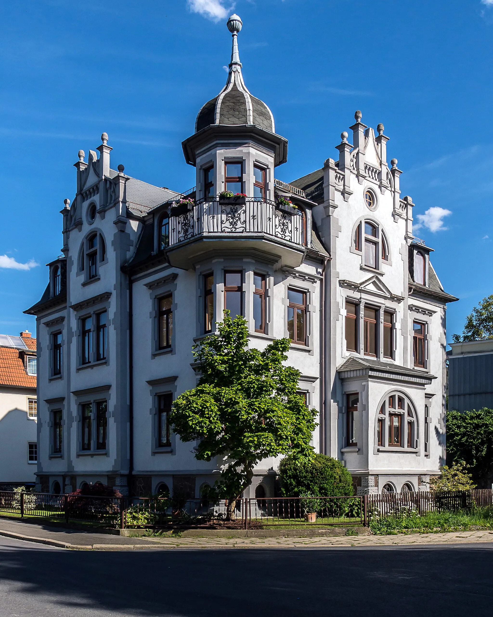 Photo showing: Denkmalgeschützte Villa BadBlankenburg Fröbelstraße 7