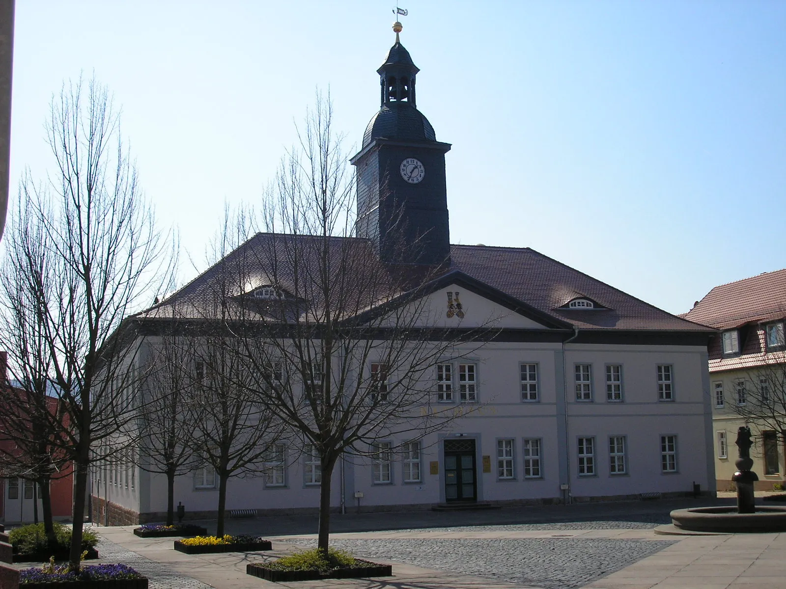 Photo showing: Das Rathaus in Bad Frankenhausen (Thüringen)