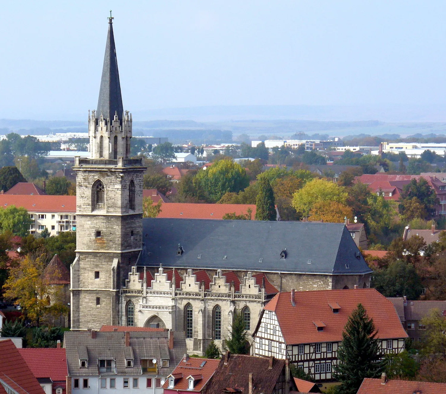 Photo showing: Bergkirche St. Stephan