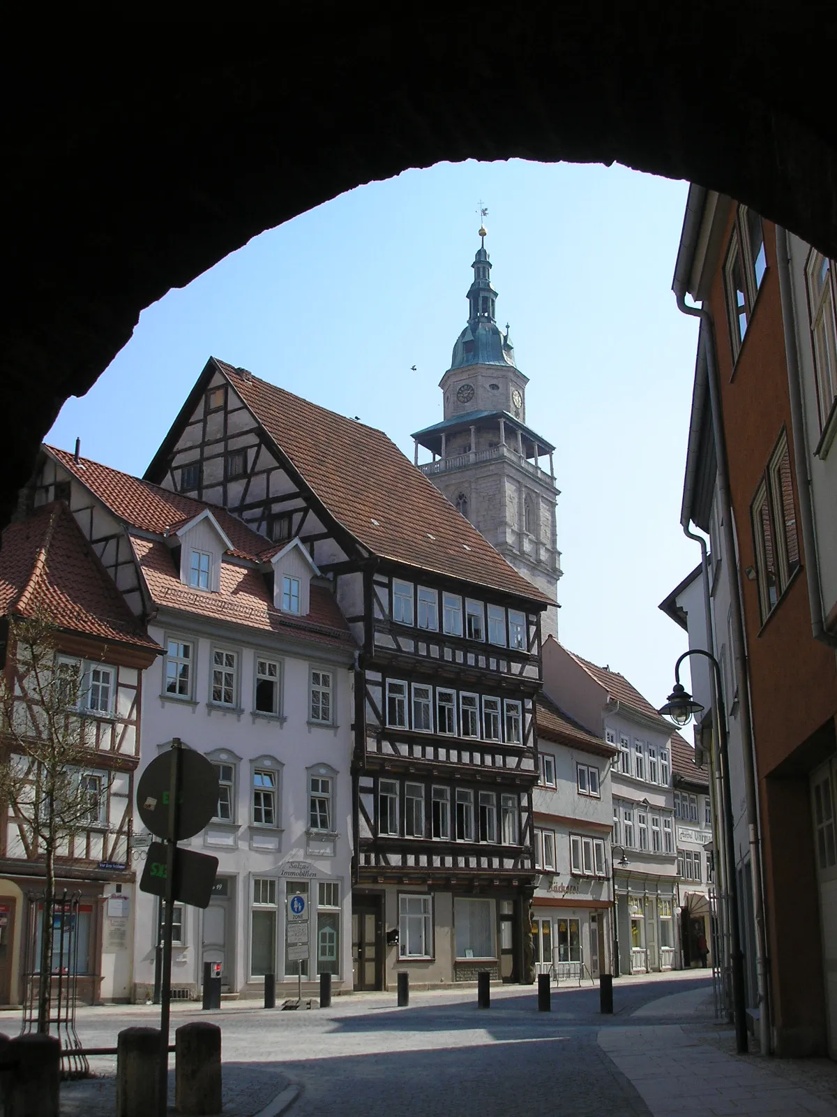 Photo showing: In der Altstadt von Bad Langensalza (Thüringen).