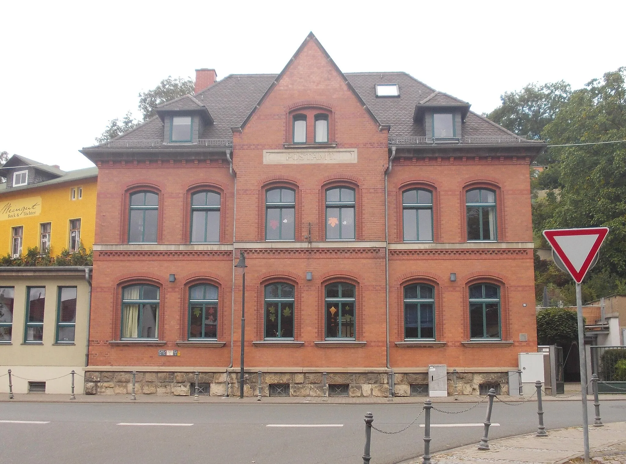 Photo showing: Former post office in Bad Sulza (Weimarer Land district, Thuringia)