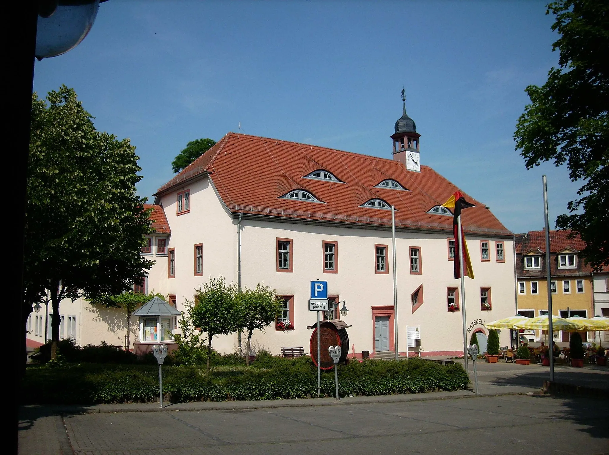Photo showing: Town hall of Bad Sulza (district of Weimarer Land, Thuringia)