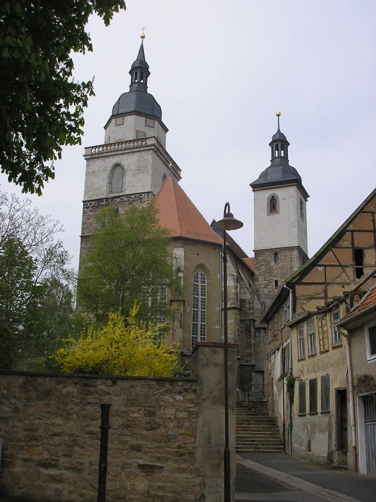 Photo showing: Ostansicht der Stadtkirche in Bad Tennstedt (Thüringen).