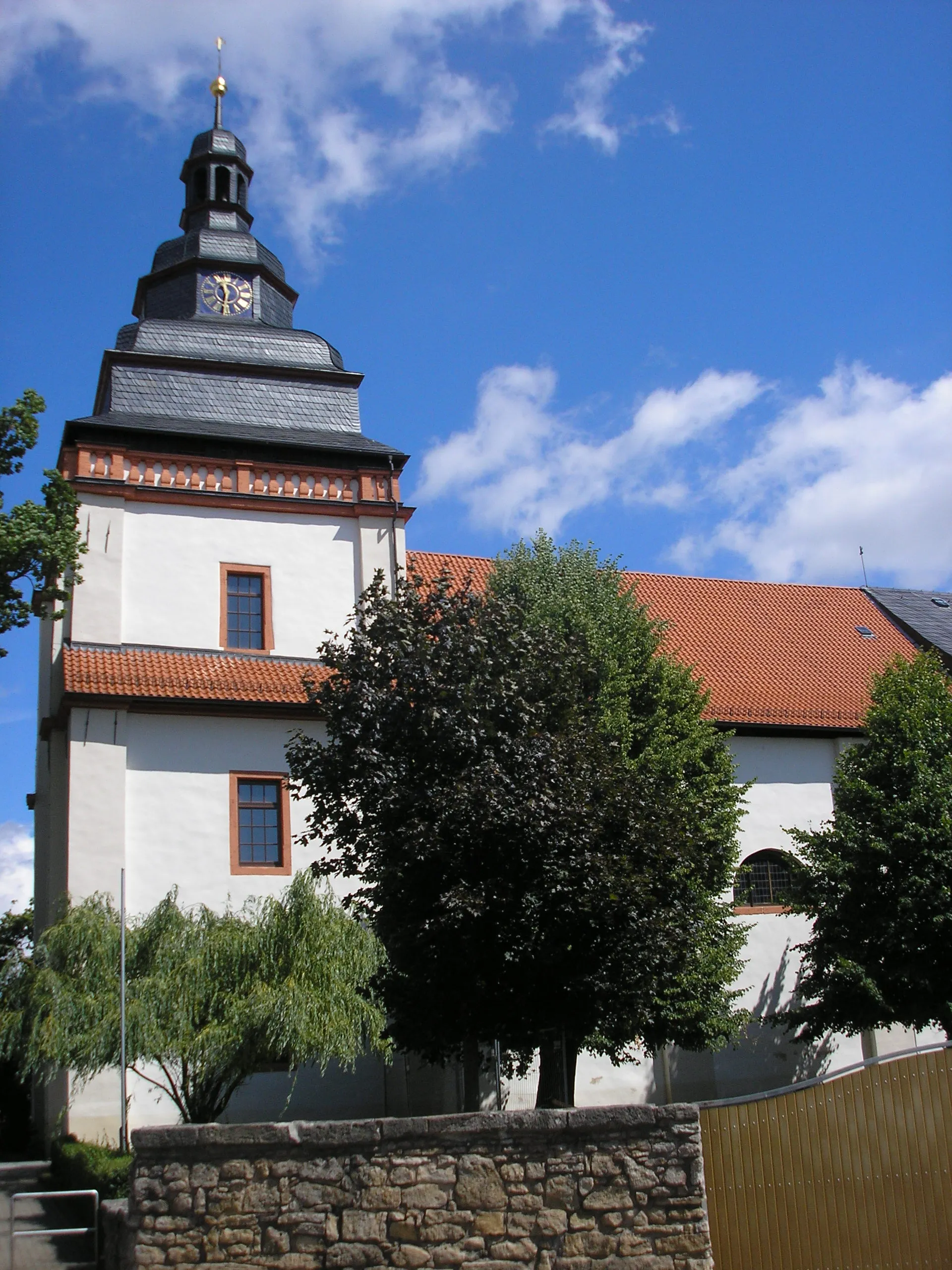 Photo showing: Die Kirche in Breitenworbis (Thüringen) im Eichsfeld.