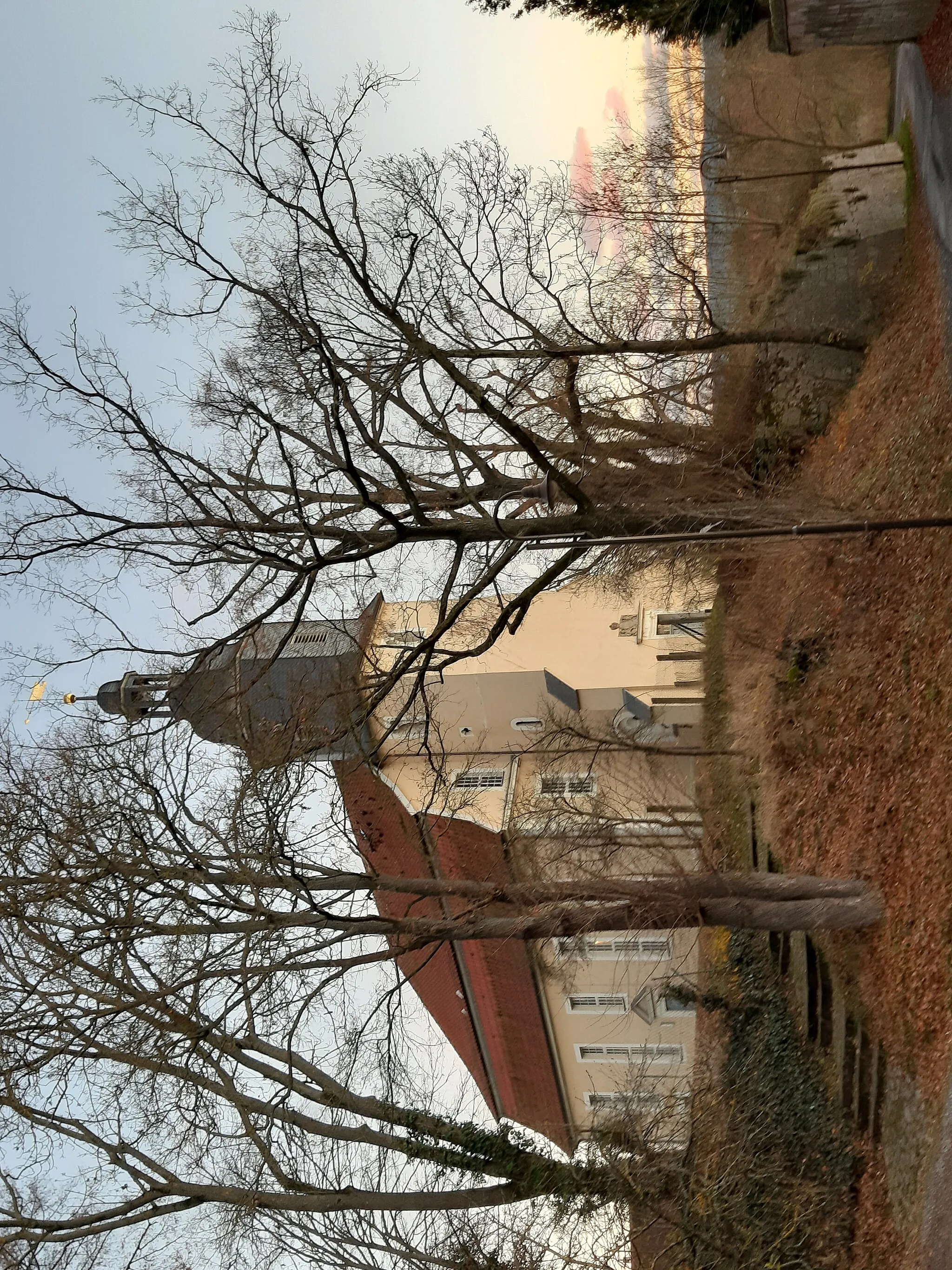 Photo showing: Michaeliskirche auf den Burghügel Herrenbreitungen