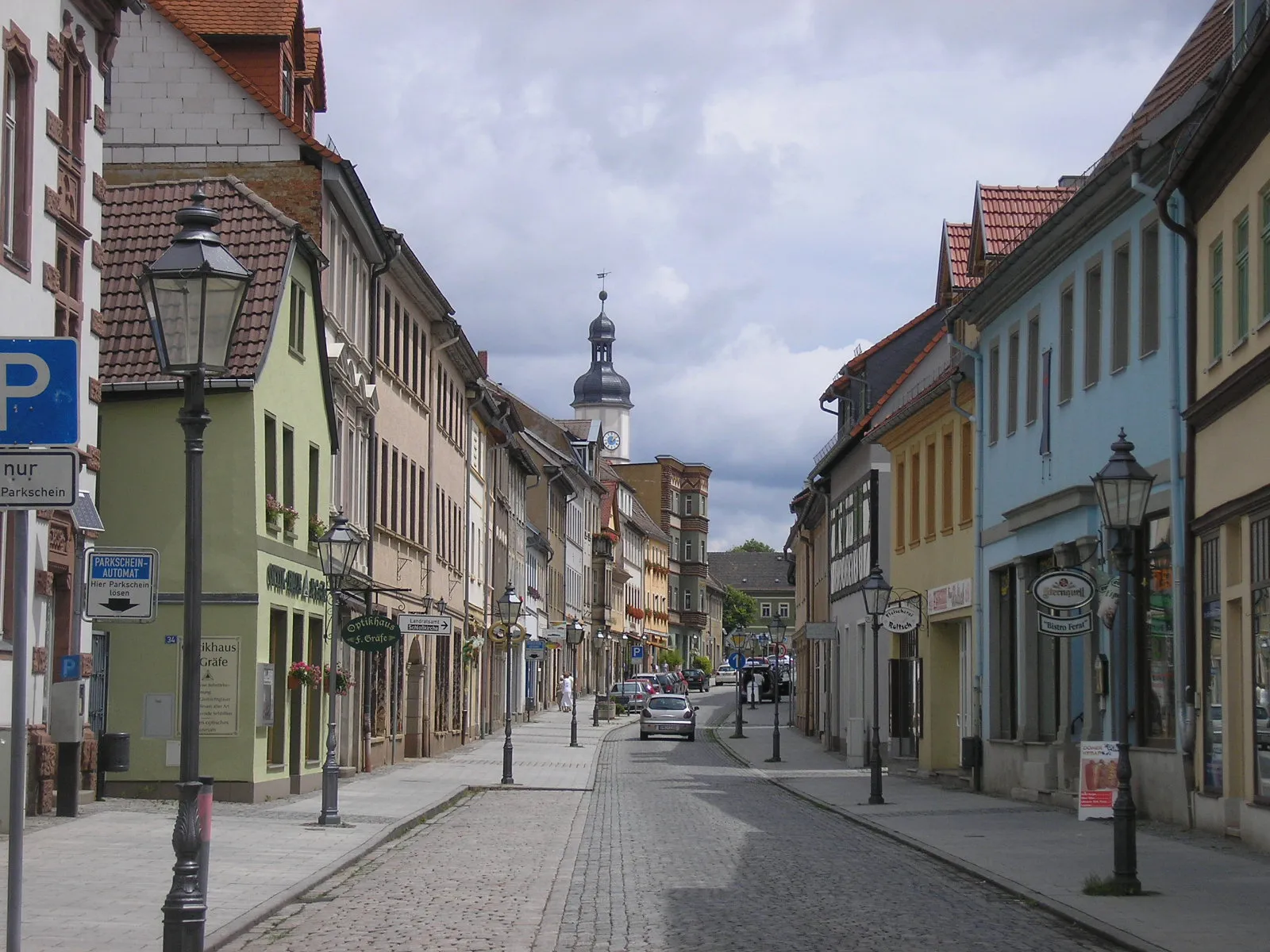 Photo showing: Die Altstadt von Eisenberg (Thüringen).