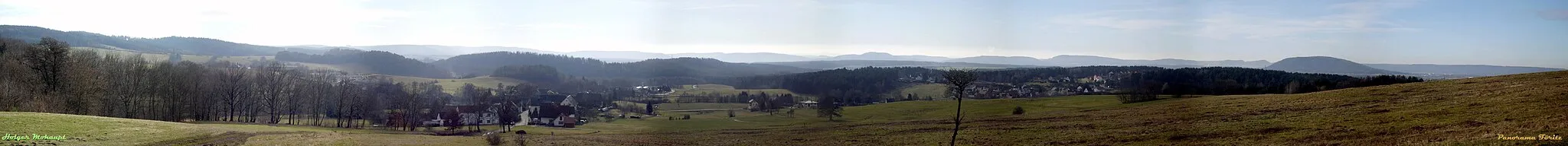 Photo showing: Panorama bei Föritz