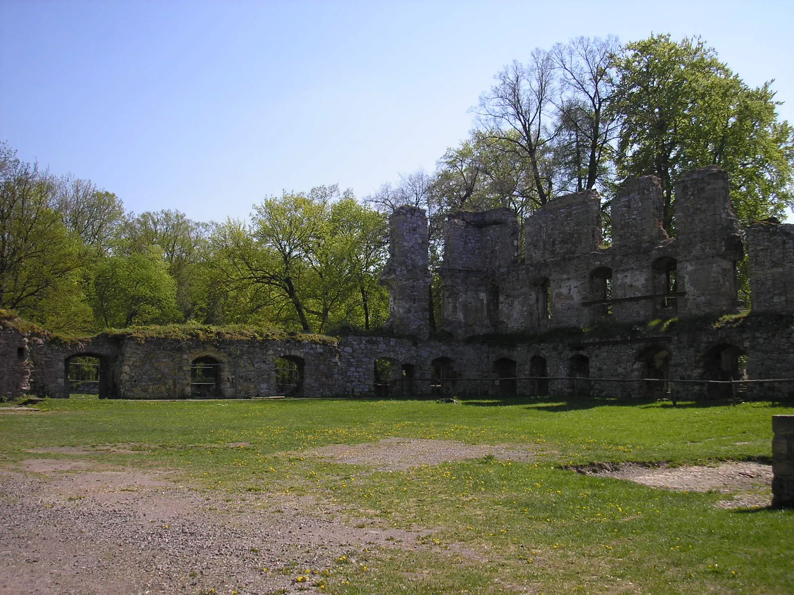 Photo showing: Schlossruine in Gehren (Ilm-Kreis, Thüringen).