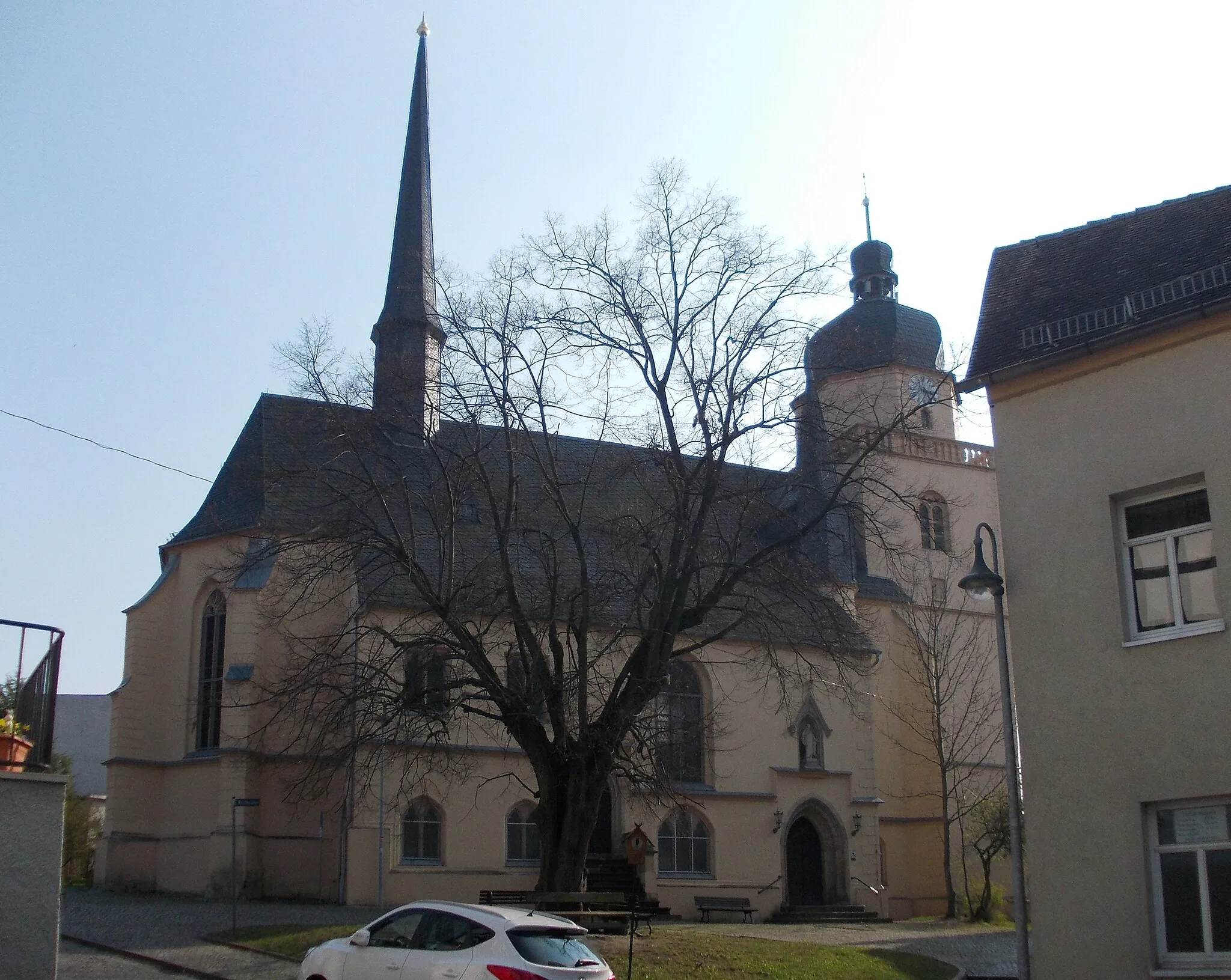 Photo showing: St. Anna's Church in Gössnitz (Altenburger Land district, Thuringia)