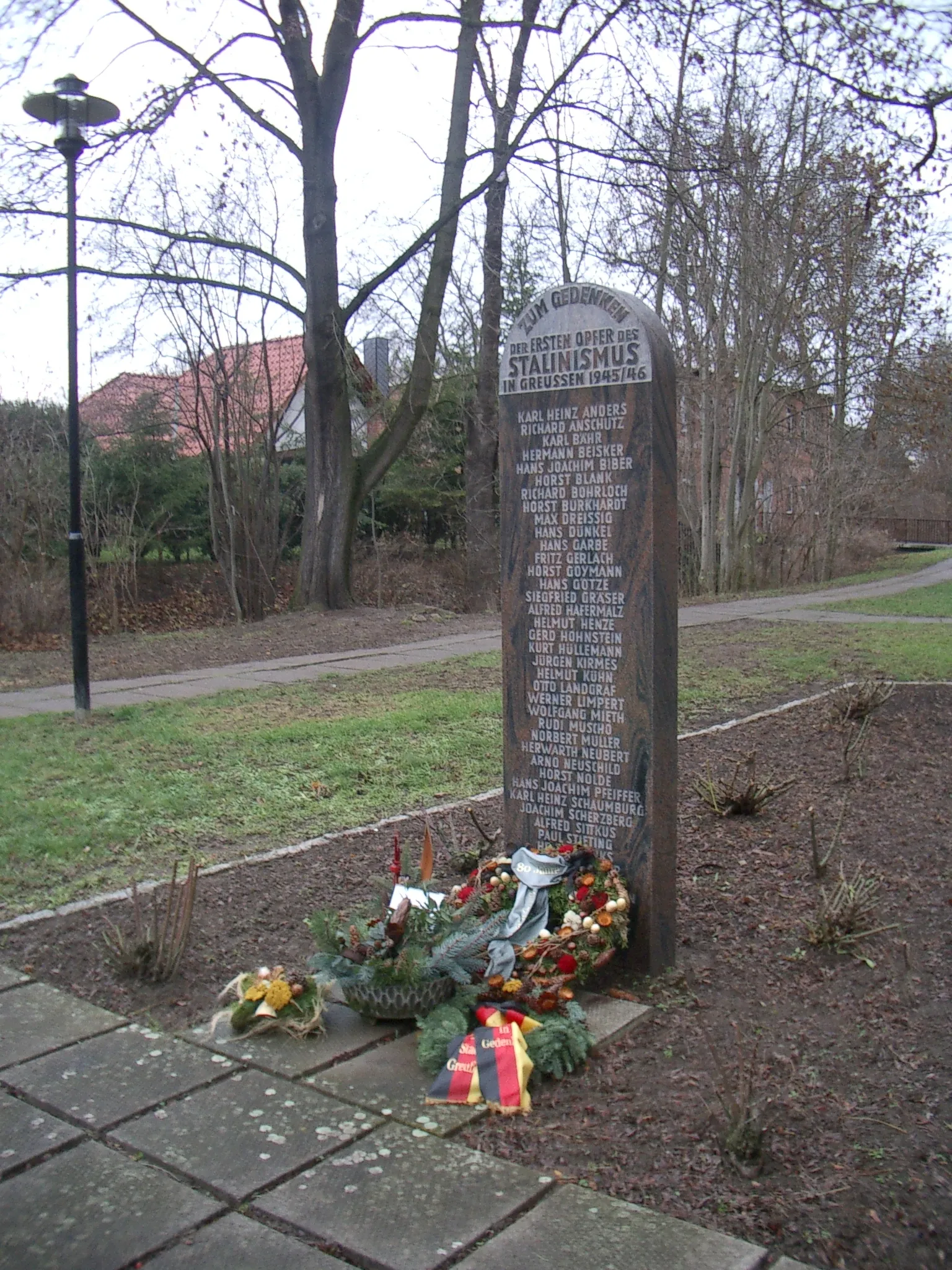 Photo showing: Victims of Stalinism in Greussen (Thuringia)
