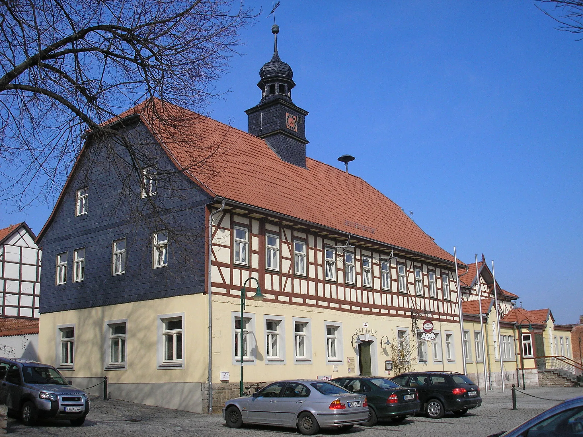 Photo showing: Das Rathaus von Herbsleben (Thüringen).