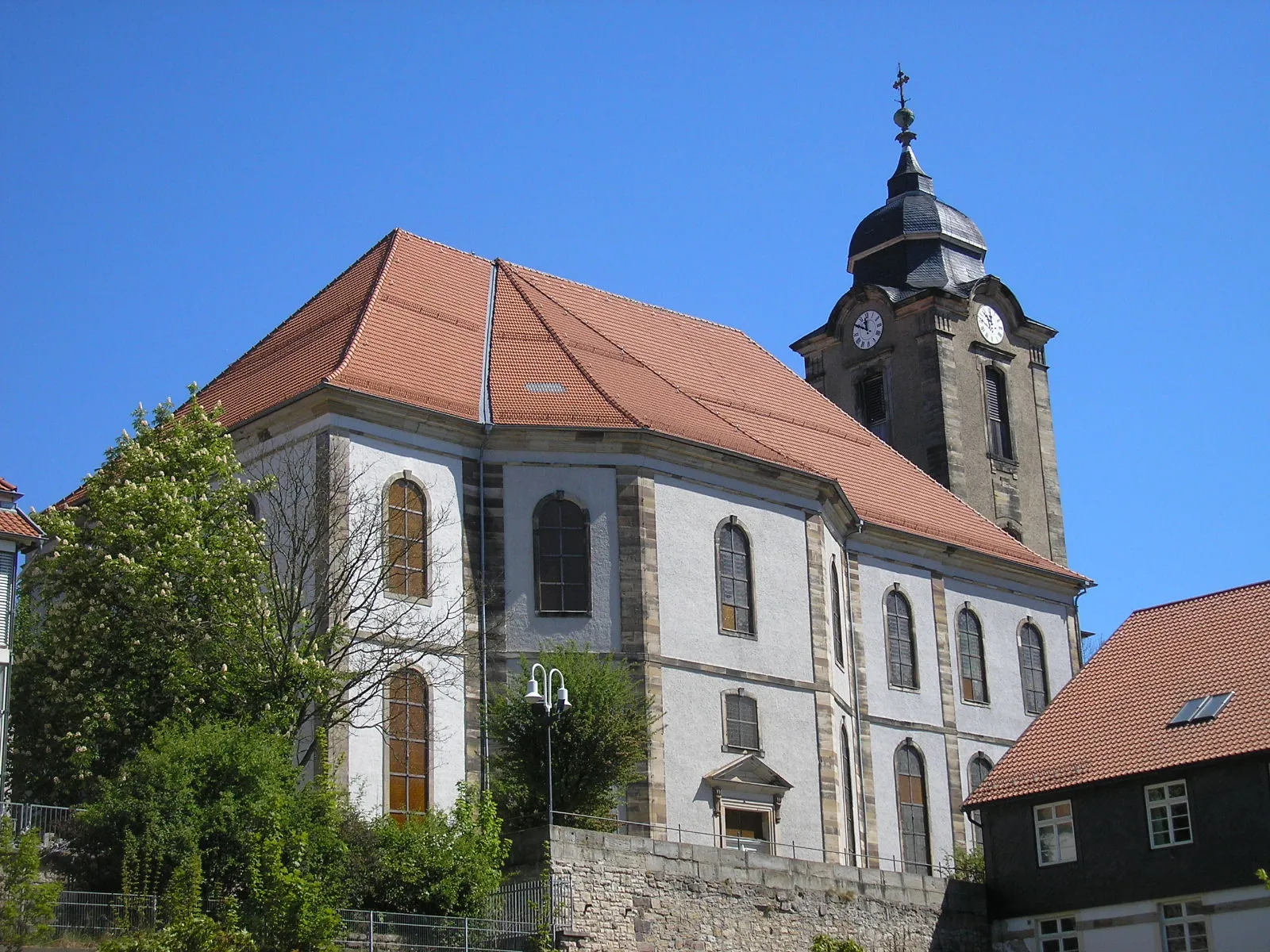 Photo showing: Die Stadtkirche von Hildburghausen (Thüringen).