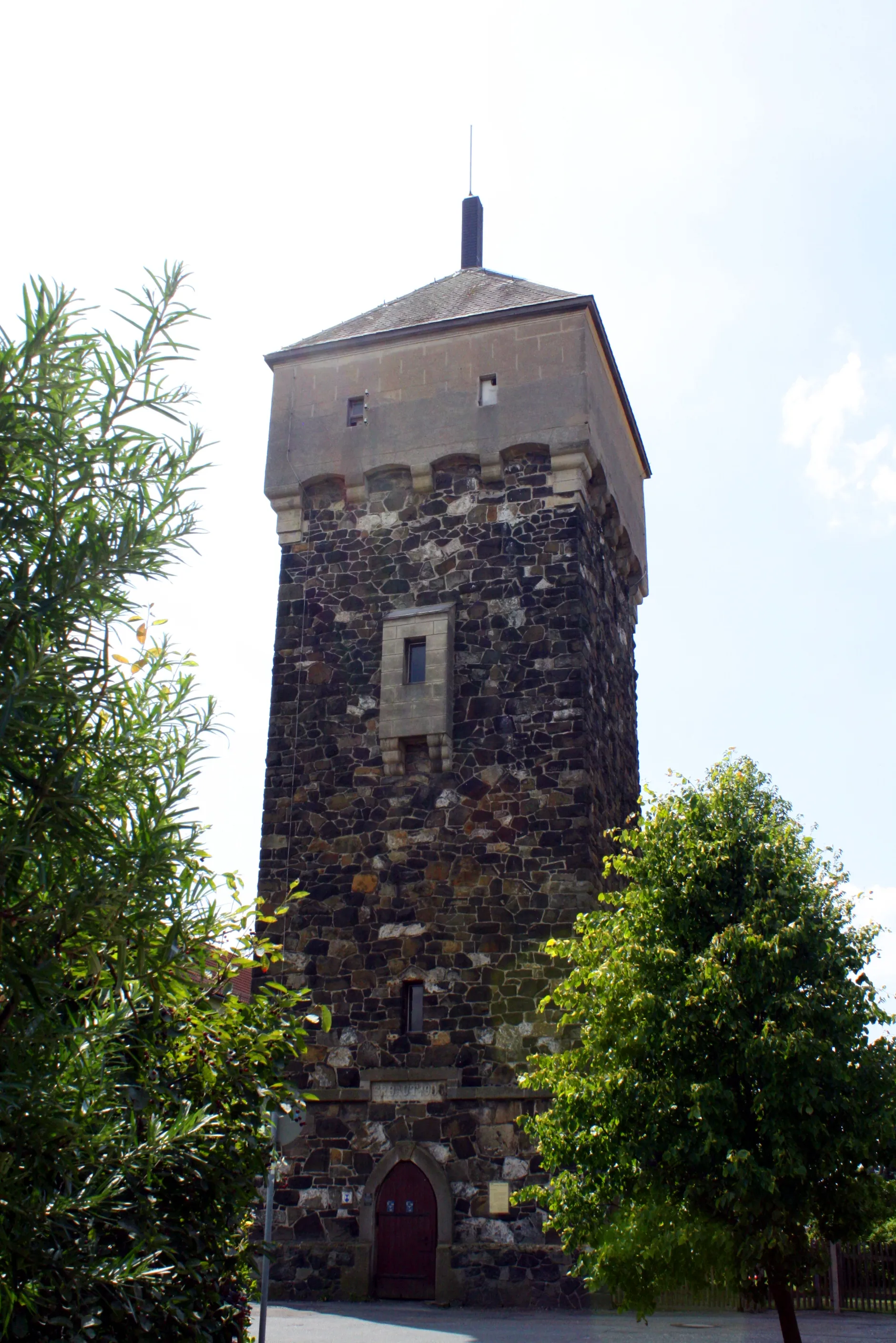Photo showing: Water tower in Hohenleuben near Greiz/Thuringia